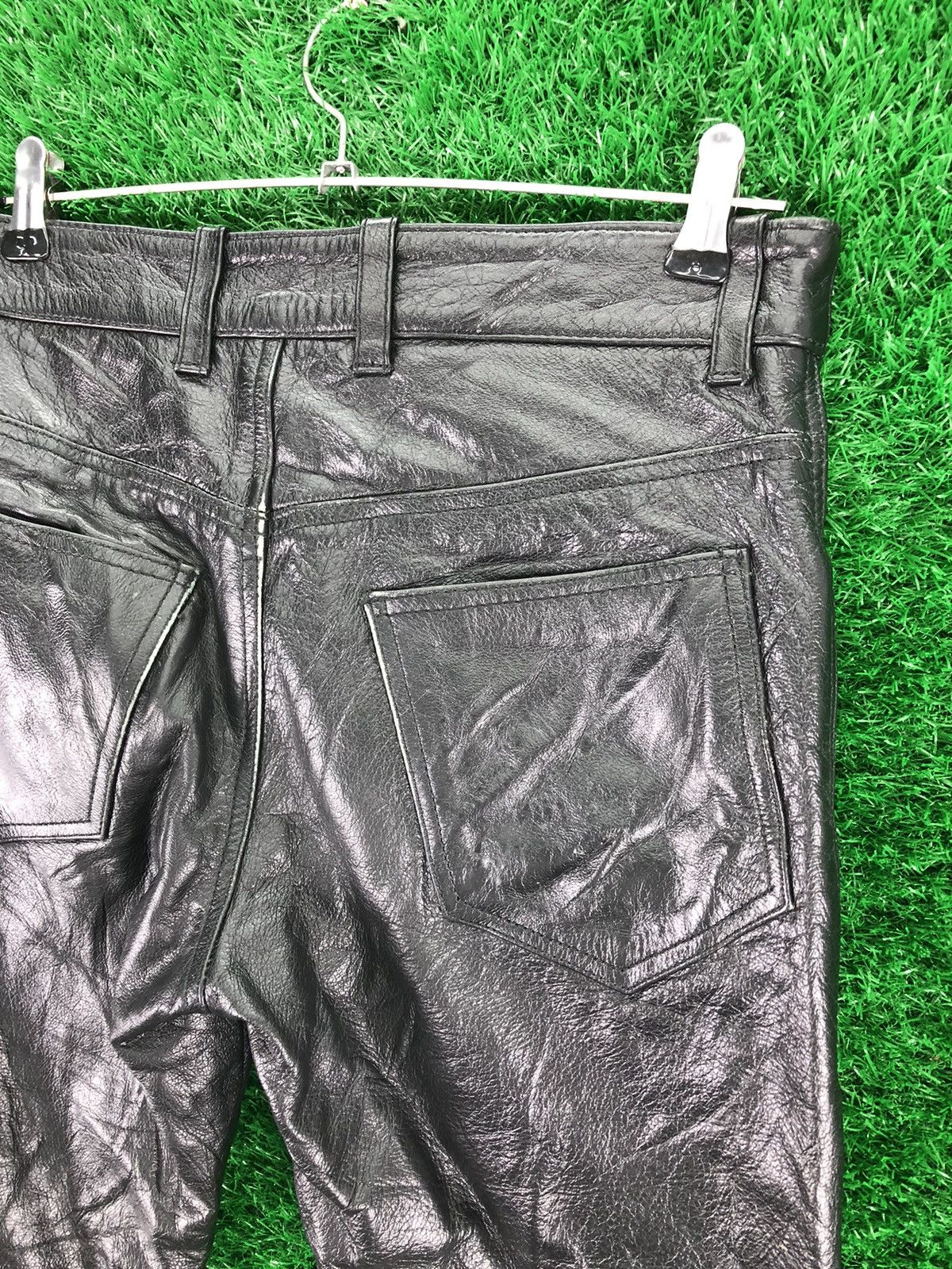 Vintage 90's Leather Pants by Straight Japanese Brand