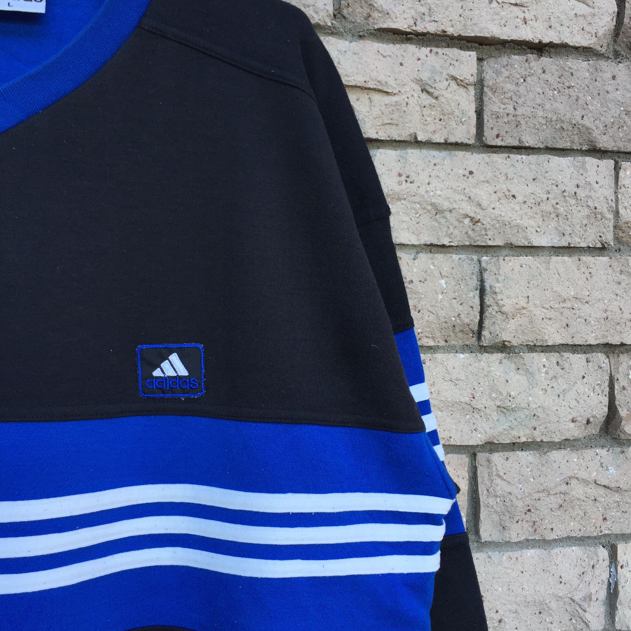 Adidas ADIDAS spell out embroidered small logo.. color block.. Size US L / EU 52-54 / 3 - 4 Thumbnail