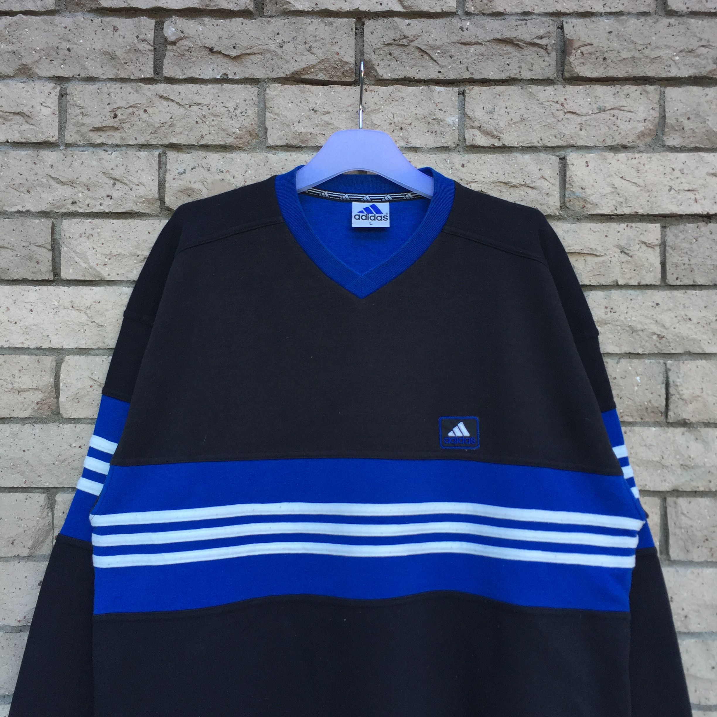 Adidas ADIDAS spell out embroidered small logo.. color block.. Size US L / EU 52-54 / 3 - 2 Thumbnail