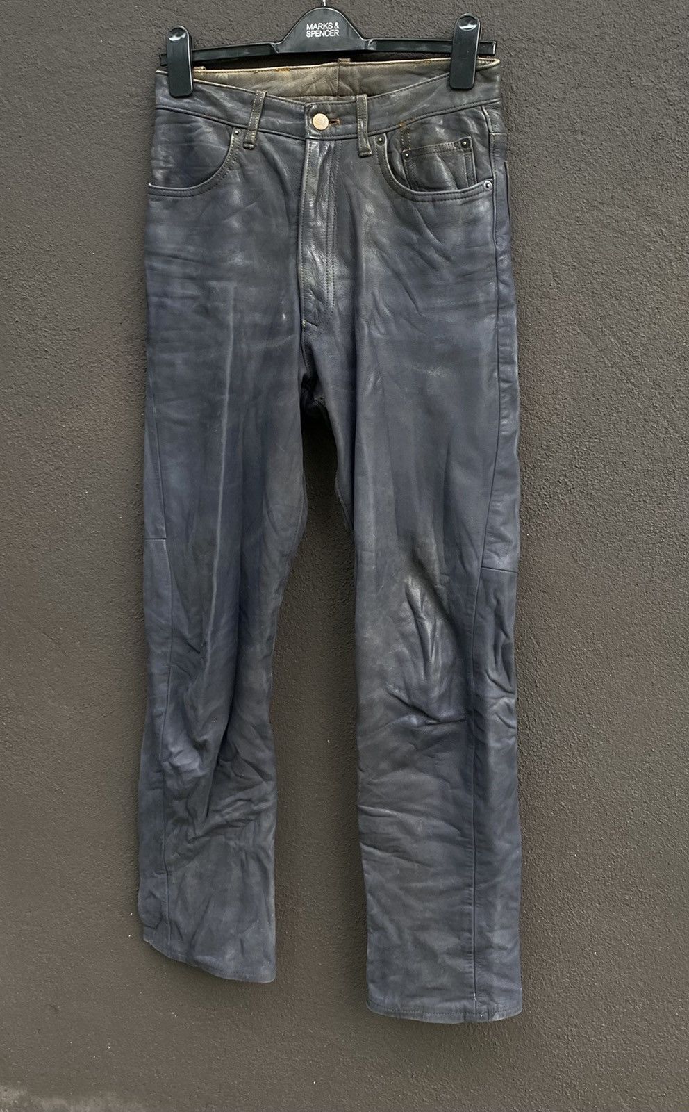 Genuine Leather × Japanese Brand Japanese Brand Kushitani Explorer Washable Leather Jeans Size US 30 / EU 46 - 5 Thumbnail