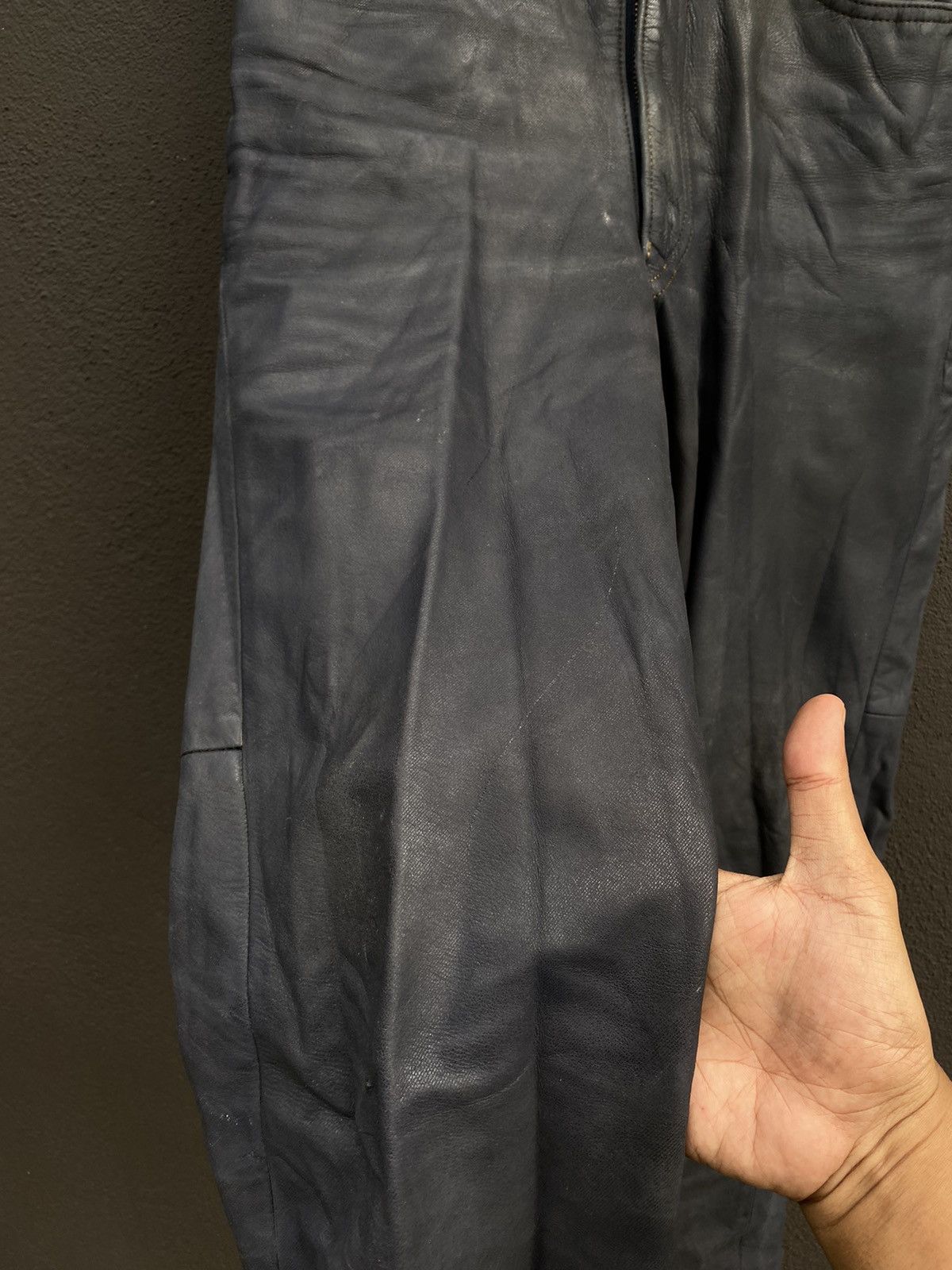 Genuine Leather × Japanese Brand Japanese Brand Kushitani Explorer Washable Leather Jeans Size US 30 / EU 46 - 9 Thumbnail