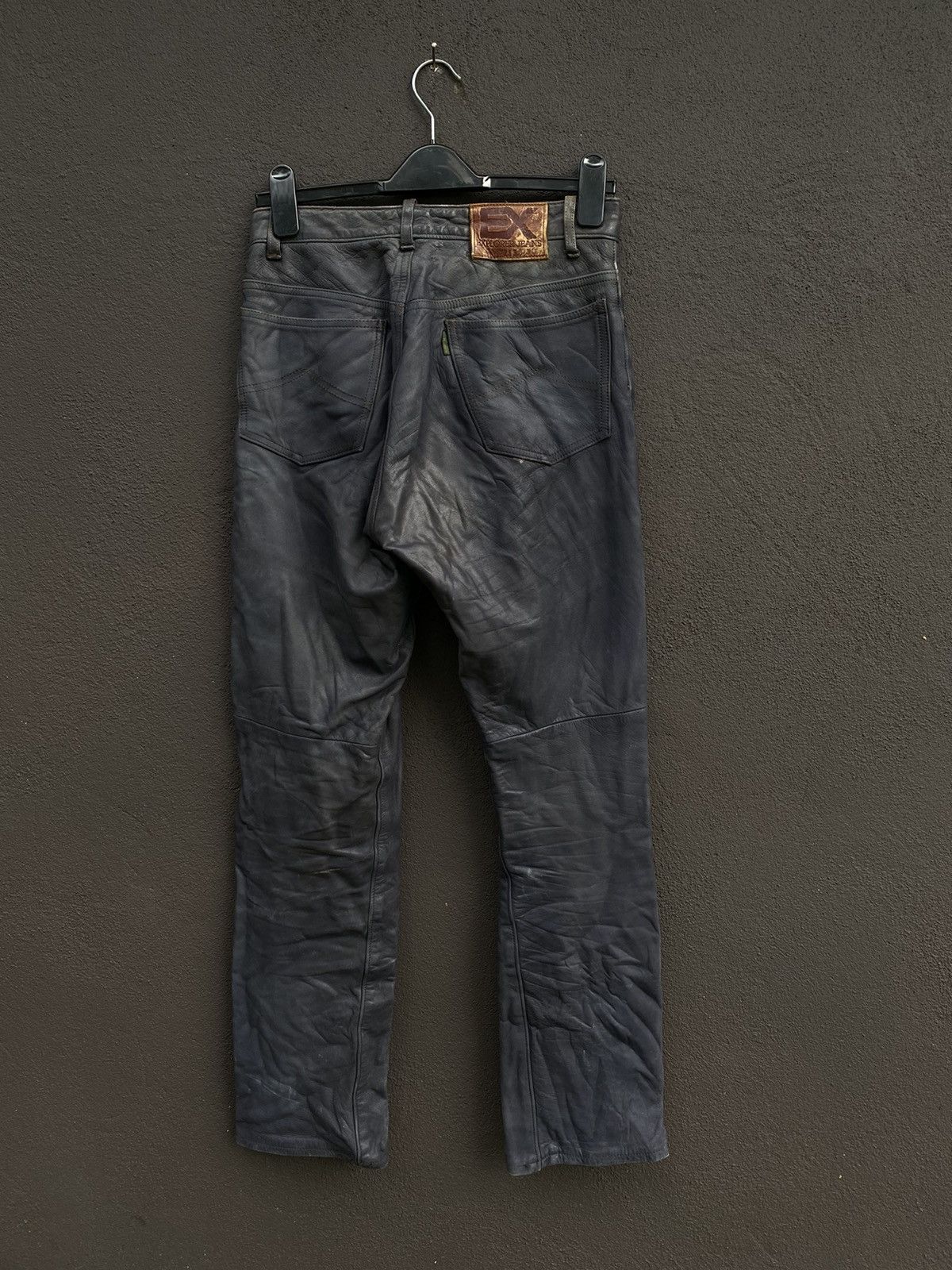 Genuine Leather × Japanese Brand Japanese Brand Kushitani Explorer Washable Leather Jeans Size US 30 / EU 46 - 14 Thumbnail