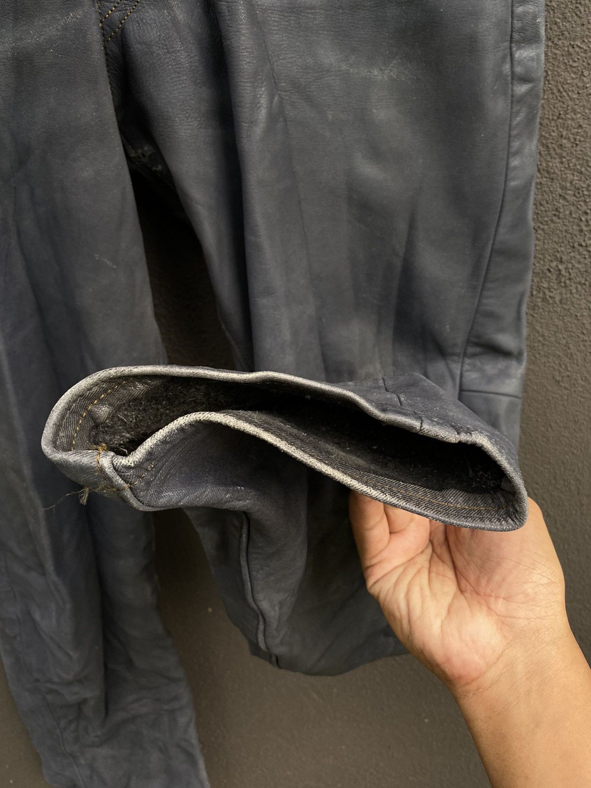 Genuine Leather × Japanese Brand Japanese Brand Kushitani Explorer Washable Leather Jeans Size US 30 / EU 46 - 11 Thumbnail