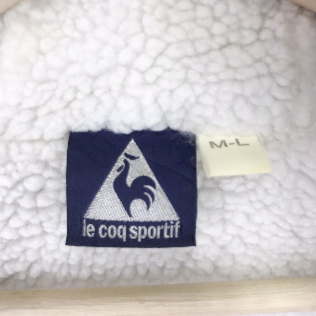 Le Coq Sportif × Vintage Vintage Le Coq Sportif Big Logo France Flag Parka Hoodies Size US L / EU 52-54 / 3 - 10 Thumbnail