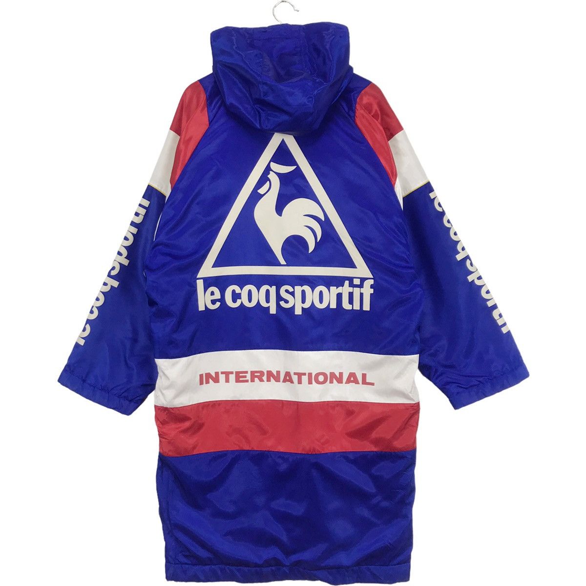 Le Coq Sportif × Vintage Vintage Le Coq Sportif Big Logo France Flag Parka Hoodies Size US L / EU 52-54 / 3 - 1 Thumbnail