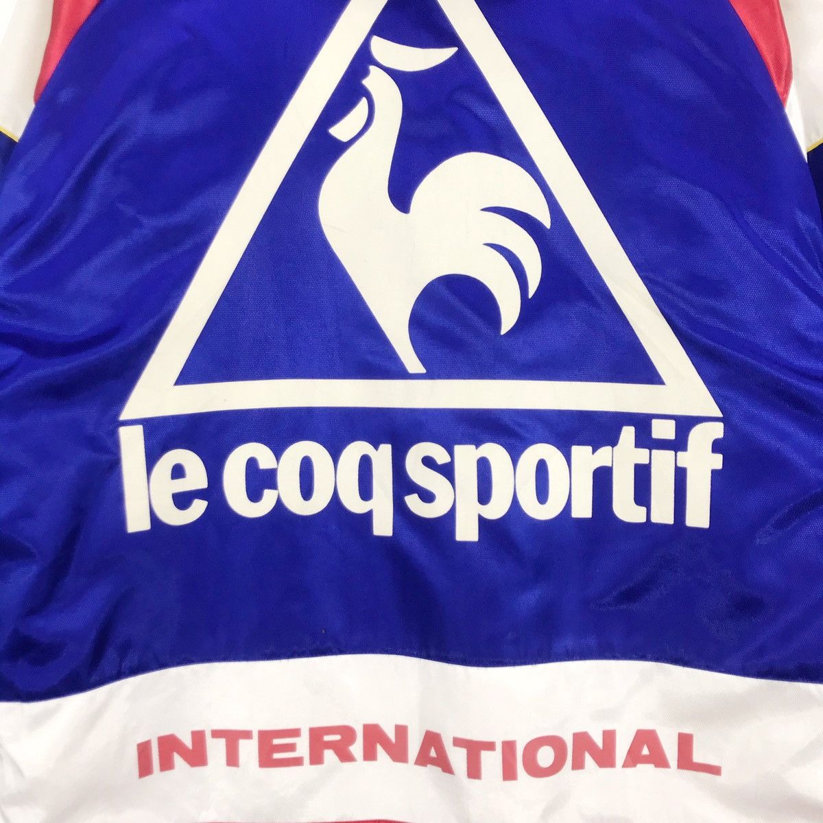 Le Coq Sportif × Vintage Vintage Le Coq Sportif Big Logo France Flag Parka Hoodies Size US L / EU 52-54 / 3 - 9 Thumbnail