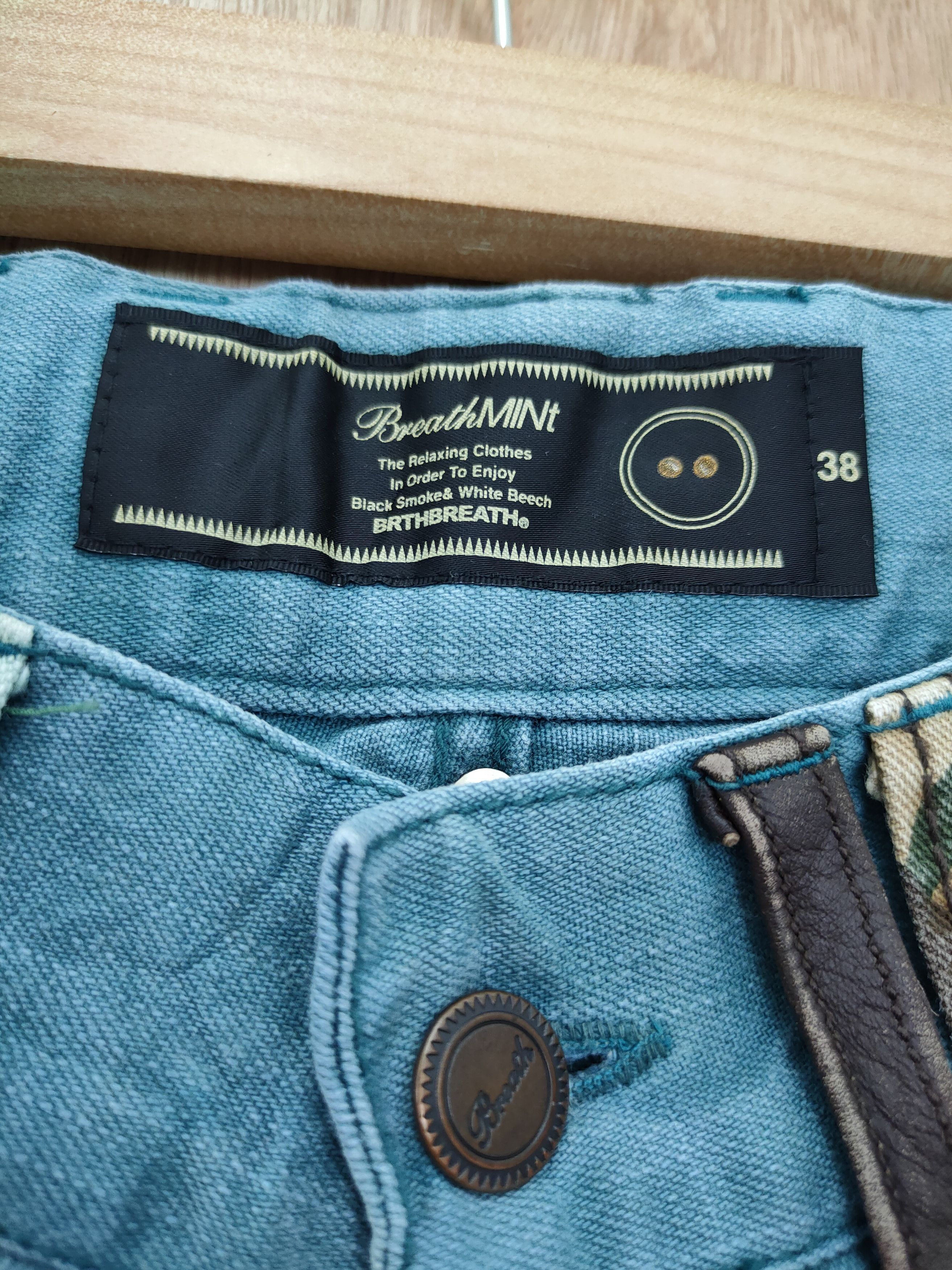 Japanese Brand DL Breathmint blue vintage cargo pants #46-054 Size US 30 / EU 46 - 6 Thumbnail