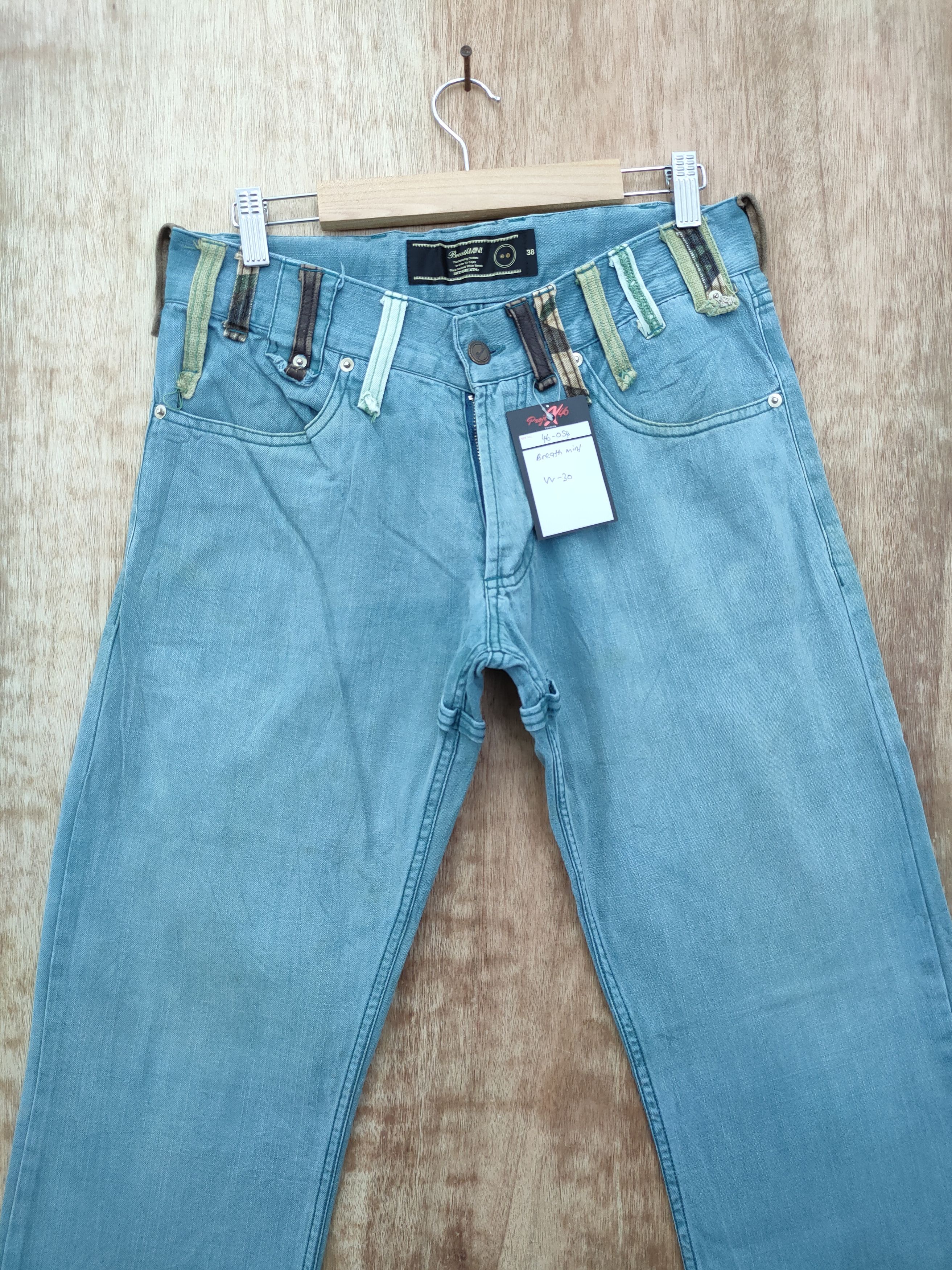 Japanese Brand DL Breathmint blue vintage cargo pants #46-054 Size US 30 / EU 46 - 4 Thumbnail