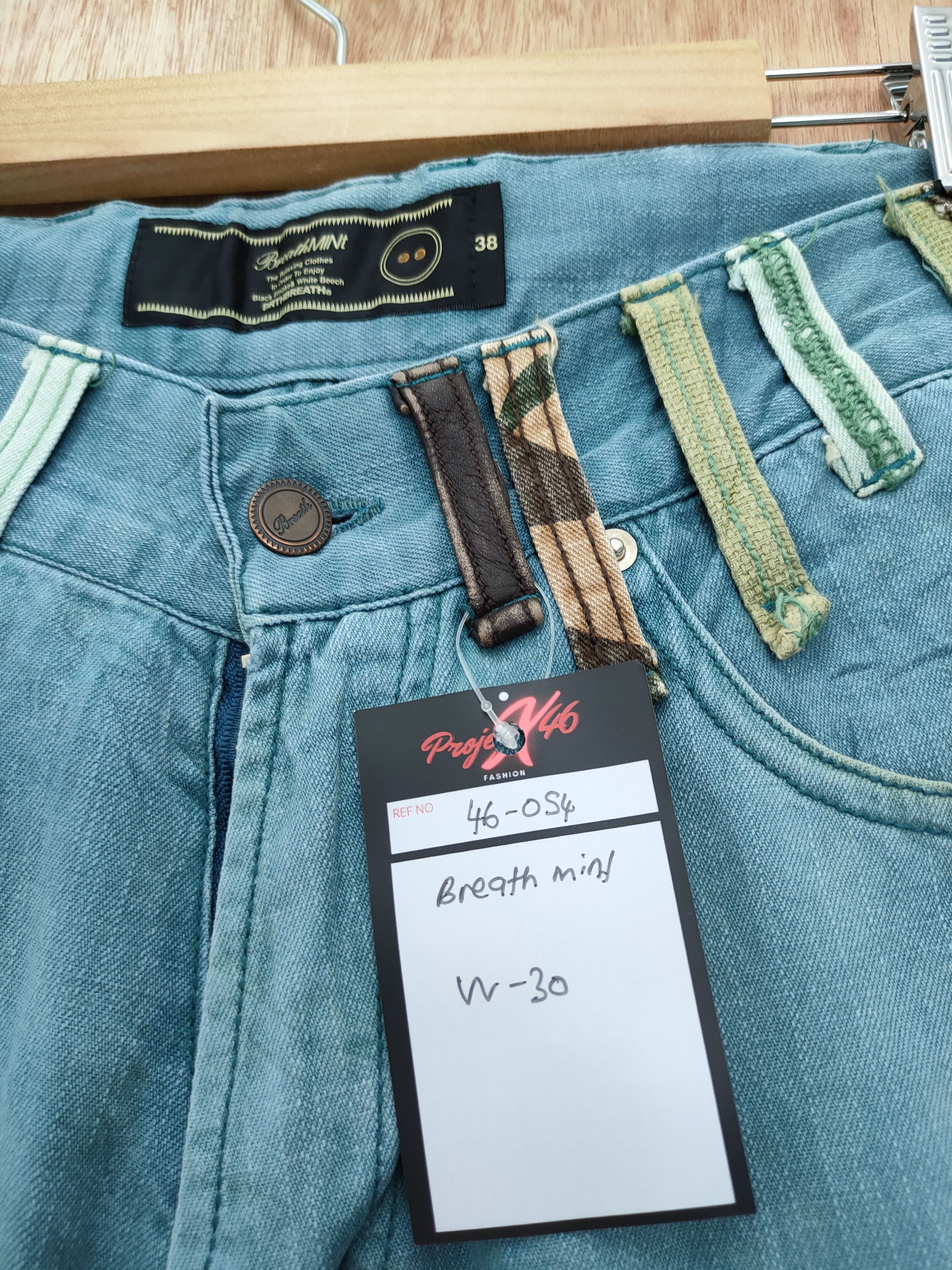 Japanese Brand DL Breathmint blue vintage cargo pants #46-054 Size US 30 / EU 46 - 5 Thumbnail