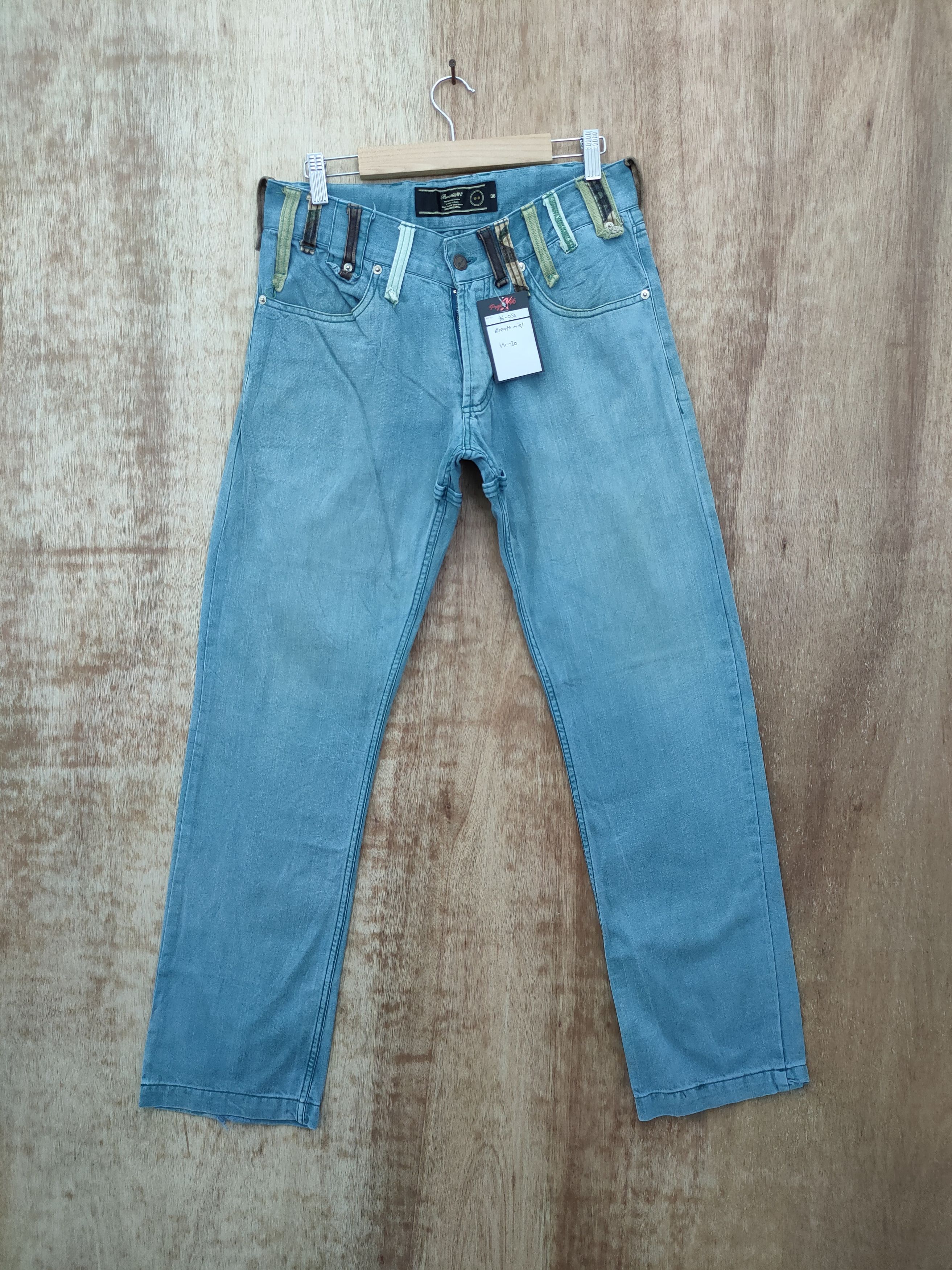 Japanese Brand DL Breathmint blue vintage cargo pants #46-054 Size US 30 / EU 46 - 1 Thumbnail