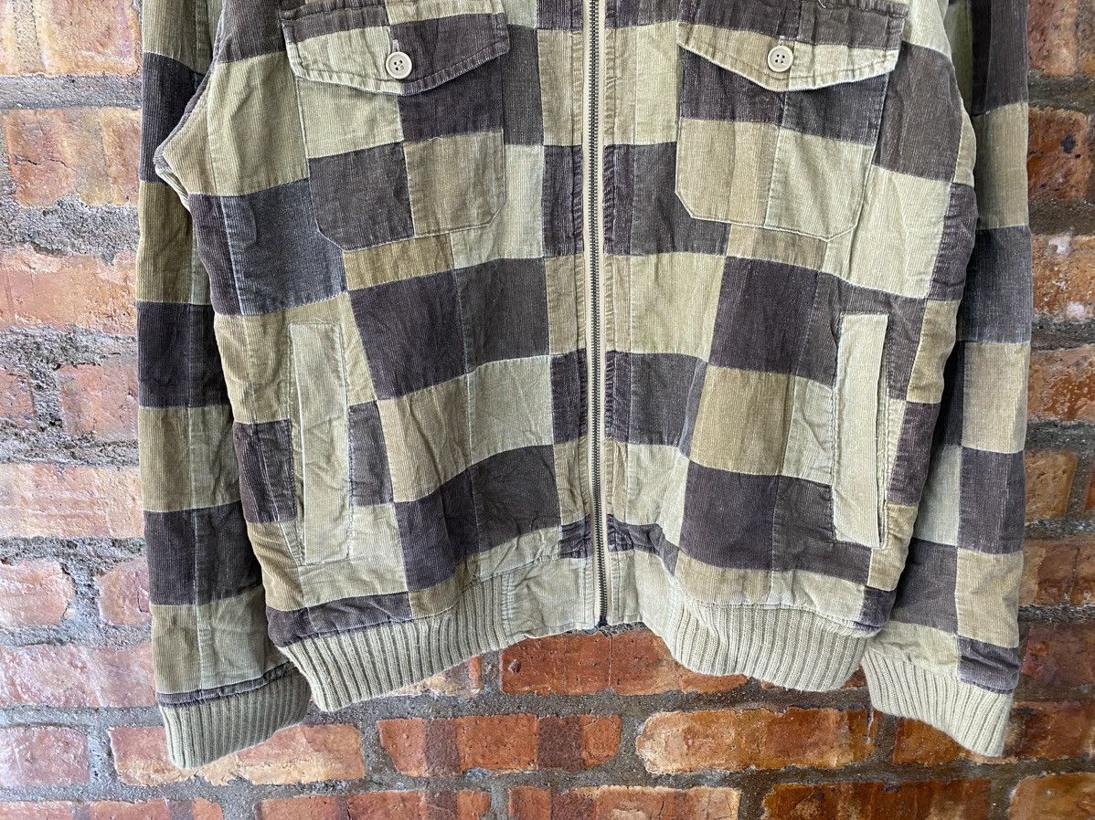 Japanese Brand Vtg Japanese Brand corduroy check patchwork jacket Size US M / EU 48-50 / 2 - 5 Thumbnail