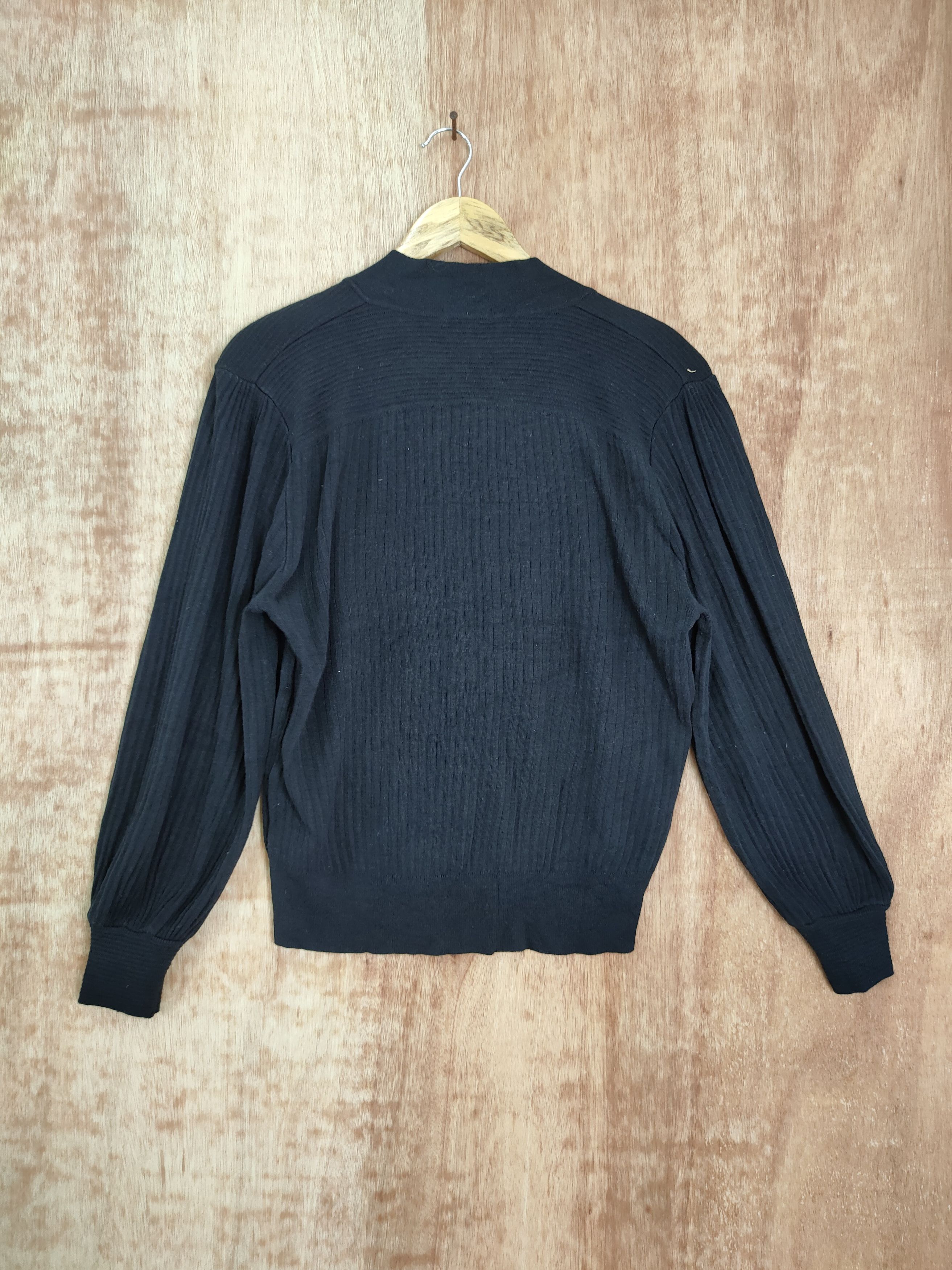 Japanese Brand DL Shrine cardigan black japan knitwear #4126 Size US M / EU 48-50 / 2 - 5 Thumbnail