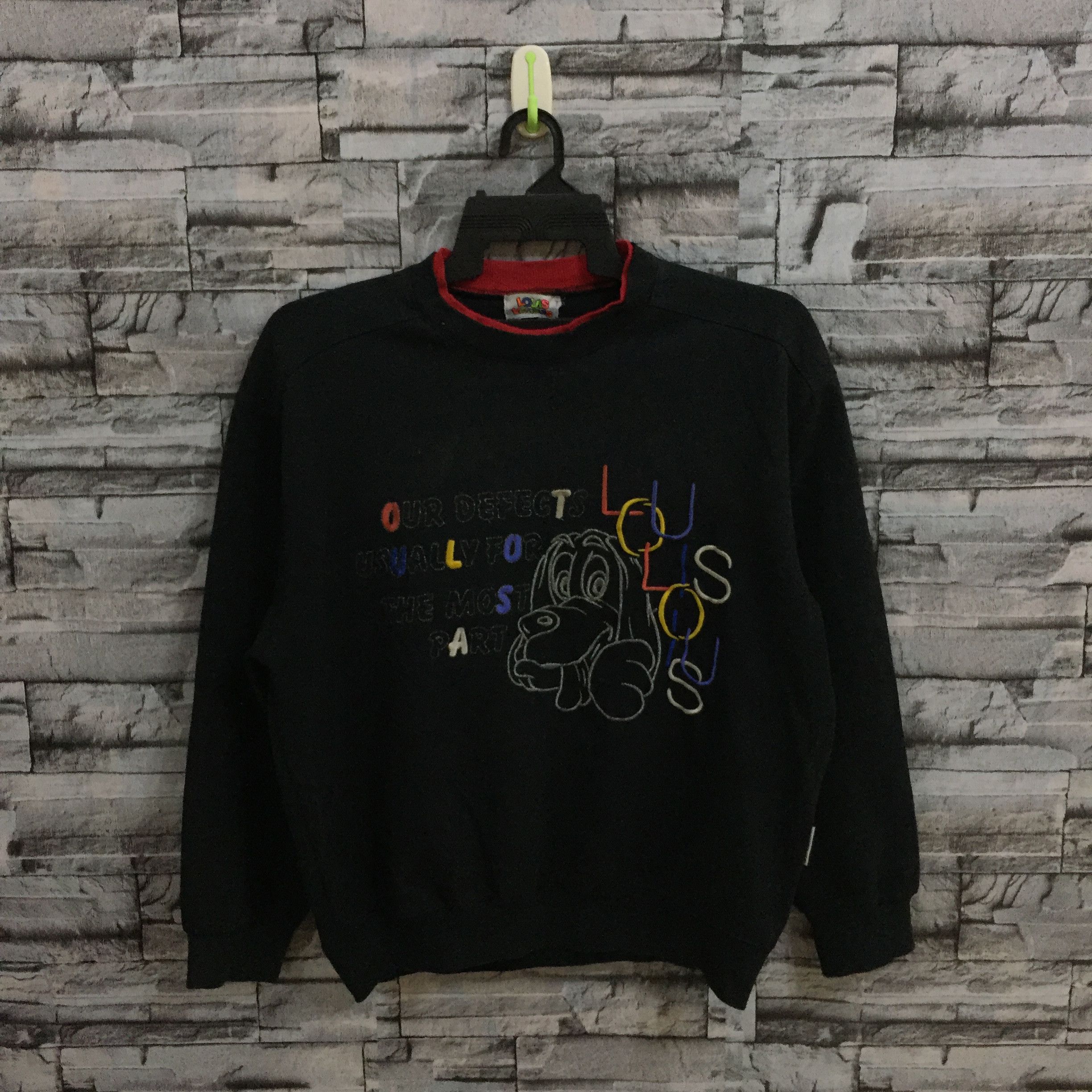 Japanese Brand Vintage Louis Versus sweatshirt embroidered Size 2L fit L Size US L / EU 52-54 / 3 - 2 Thumbnail