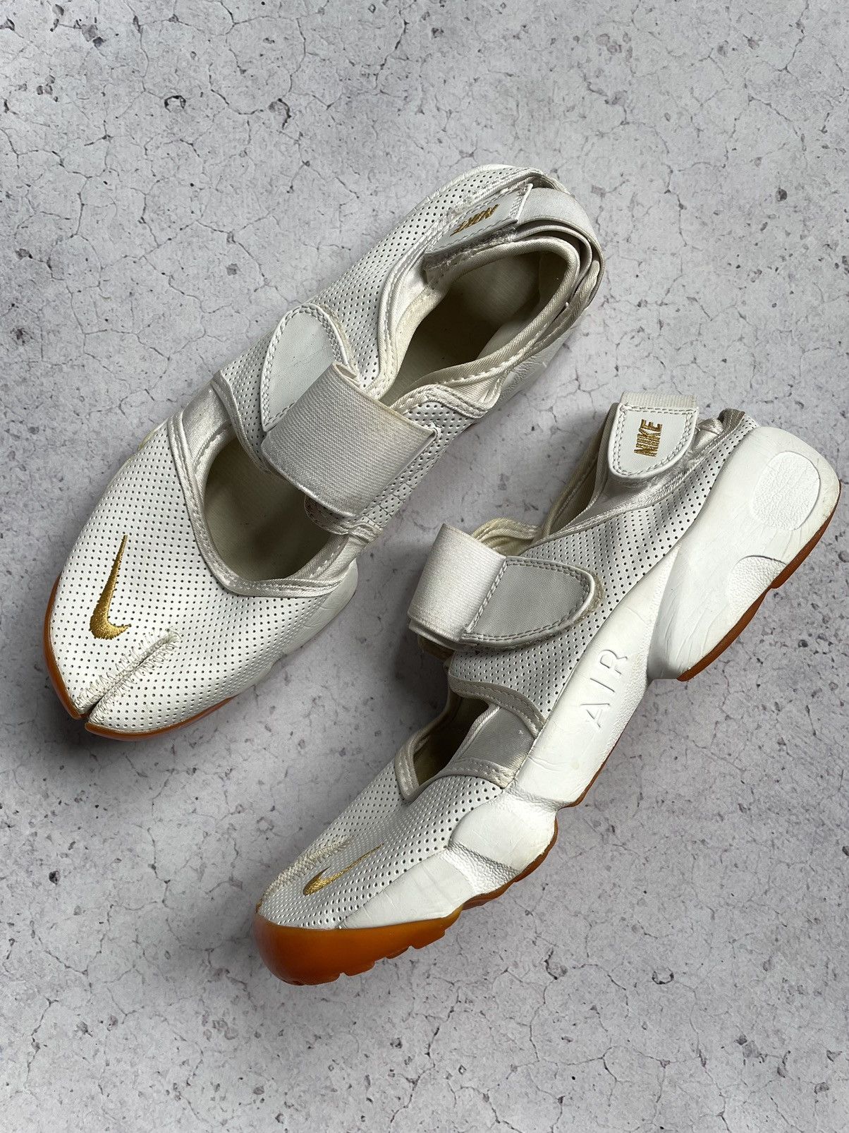 Nike × Streetwear × Vintage Vintage Nike Air Rift Leather Sandals Shoes ...