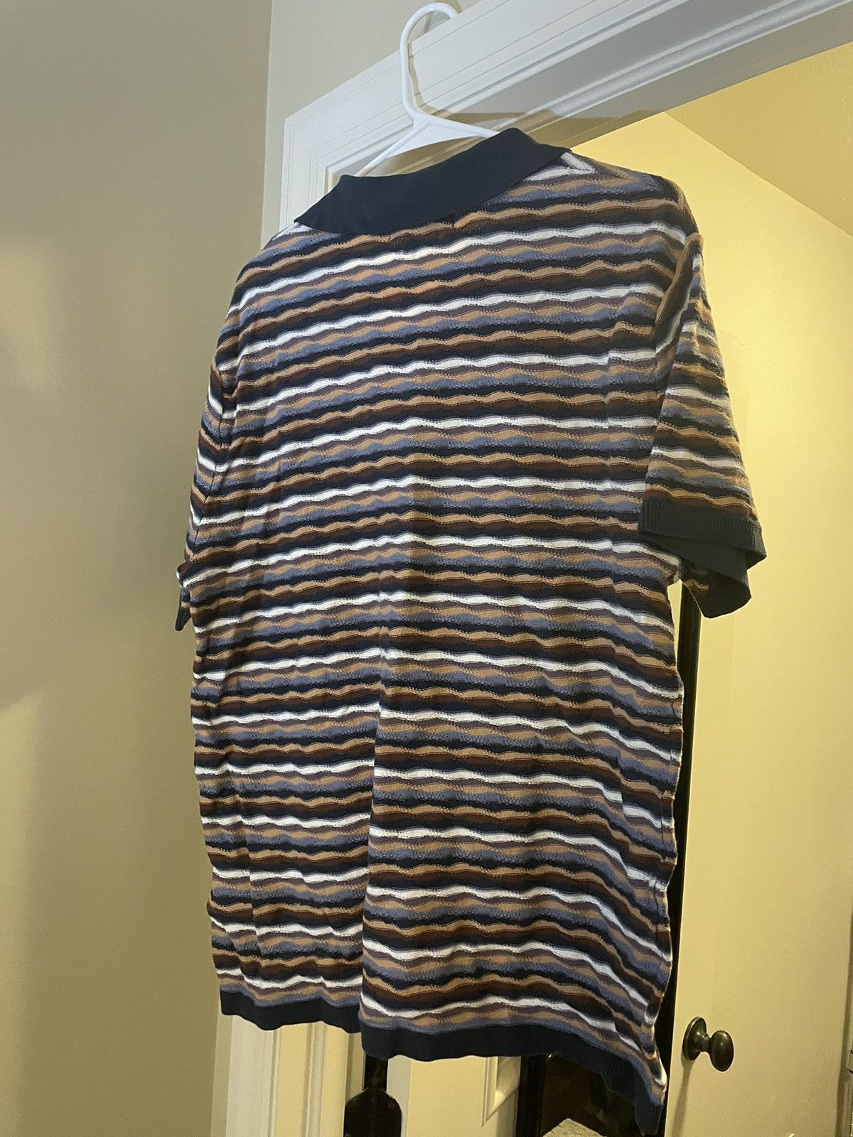 Urban Outfitters Retro Polo Shirt Size US L / EU 52-54 / 3 - 3 Thumbnail