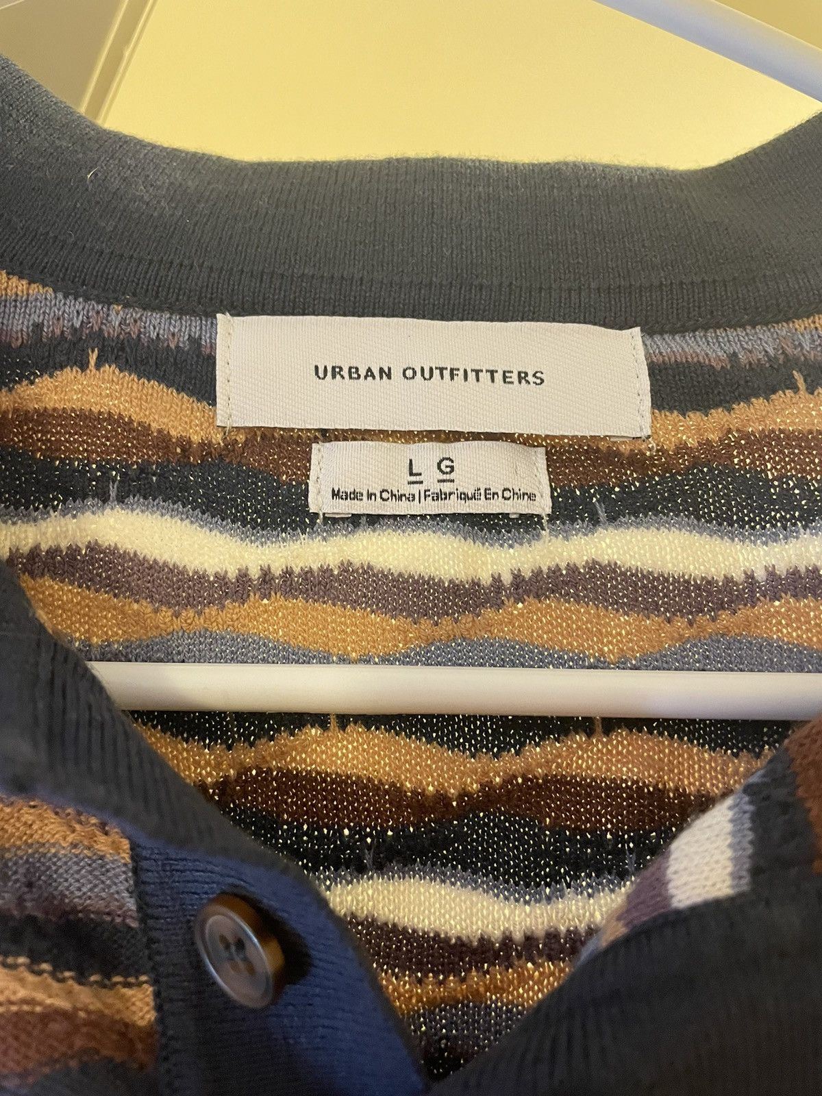Urban Outfitters Retro Polo Shirt Size US L / EU 52-54 / 3 - 2 Thumbnail