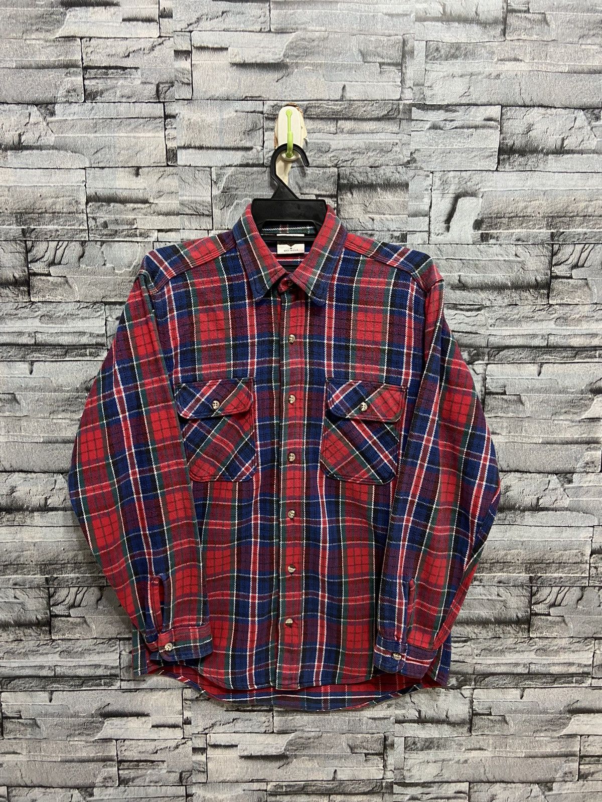 Flannel Vintage Free Country Flannel Double Pocket Size US M / EU 48-50 / 2 - 1 Thumbnail