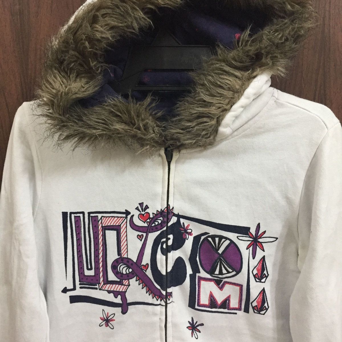 Vintage Volcom Reversible hoodie skateboard streetwear fit M Size M / US 6-8 / IT 42-44 - 3 Thumbnail
