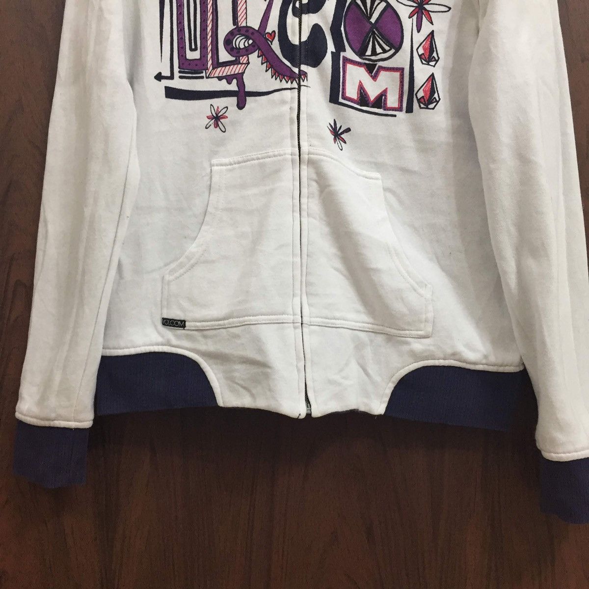 Vintage Volcom Reversible hoodie skateboard streetwear fit M Size M / US 6-8 / IT 42-44 - 4 Thumbnail