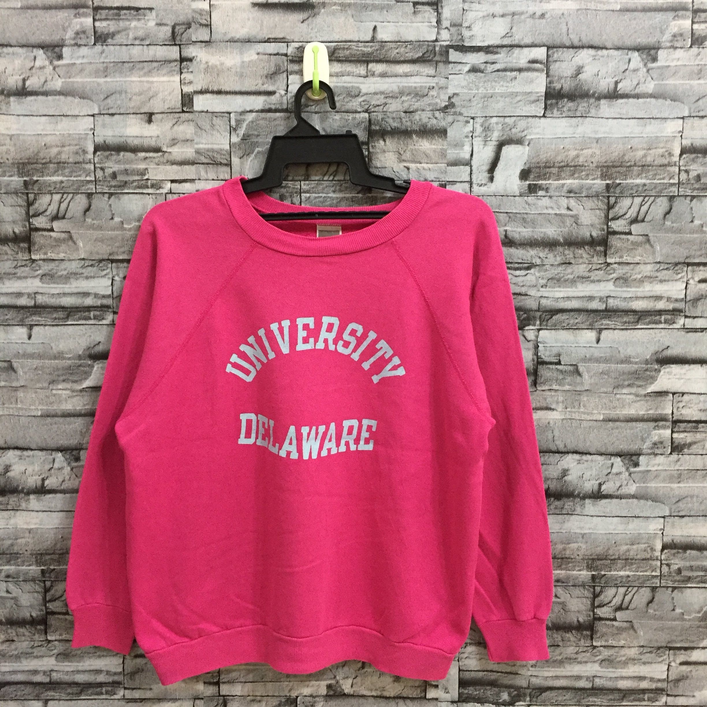 Vintage Vintage Hanes sweatshirt university delaware Size XL Size US XL / EU 56 / 4 - 1 Thumbnail