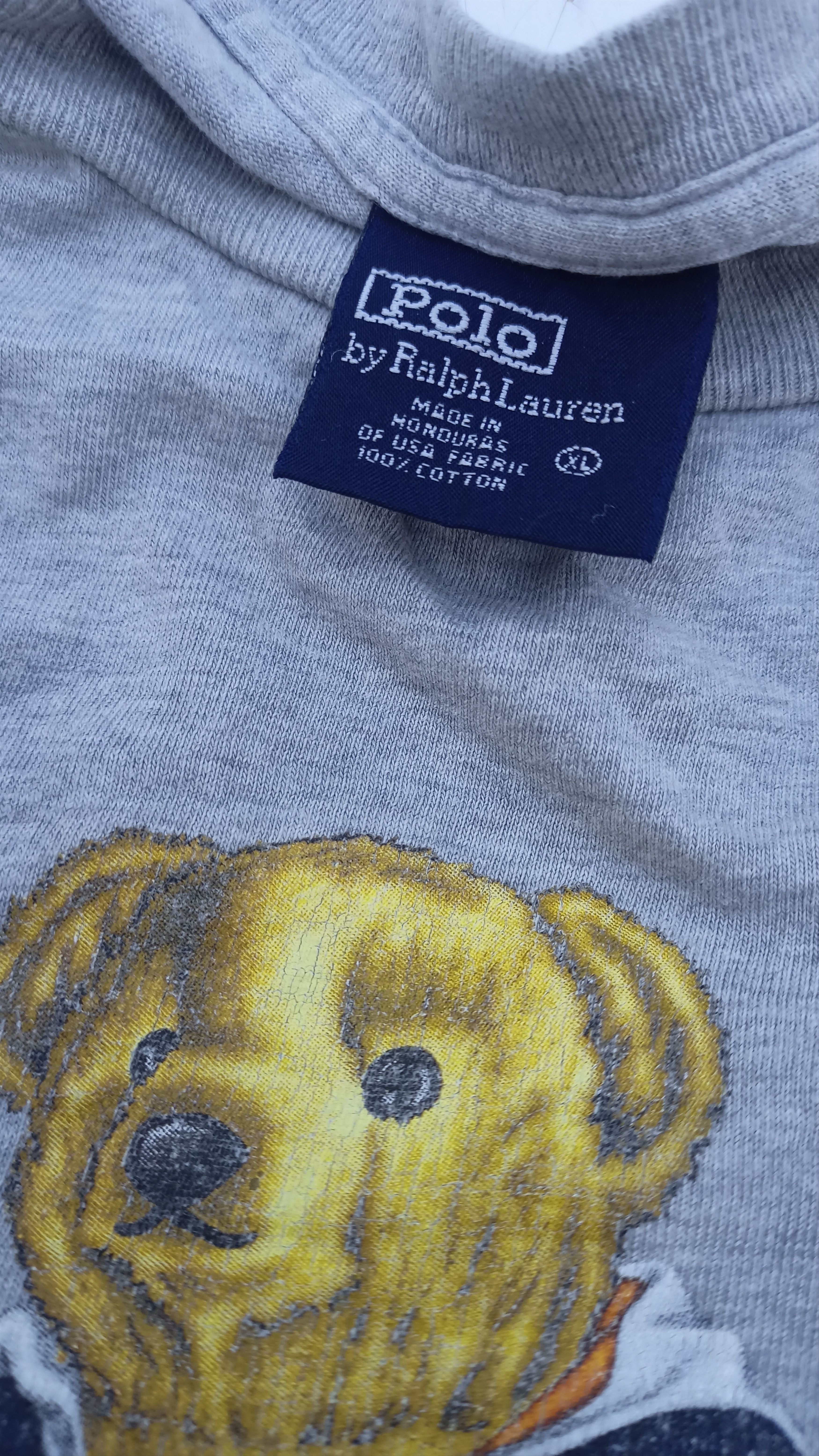 Polo Ralph Lauren × Vintage Vintage 90s Polo Sport Bear tshirt by Polo Ralph Lauren Size US XL / EU 56 / 4 - 4 Thumbnail