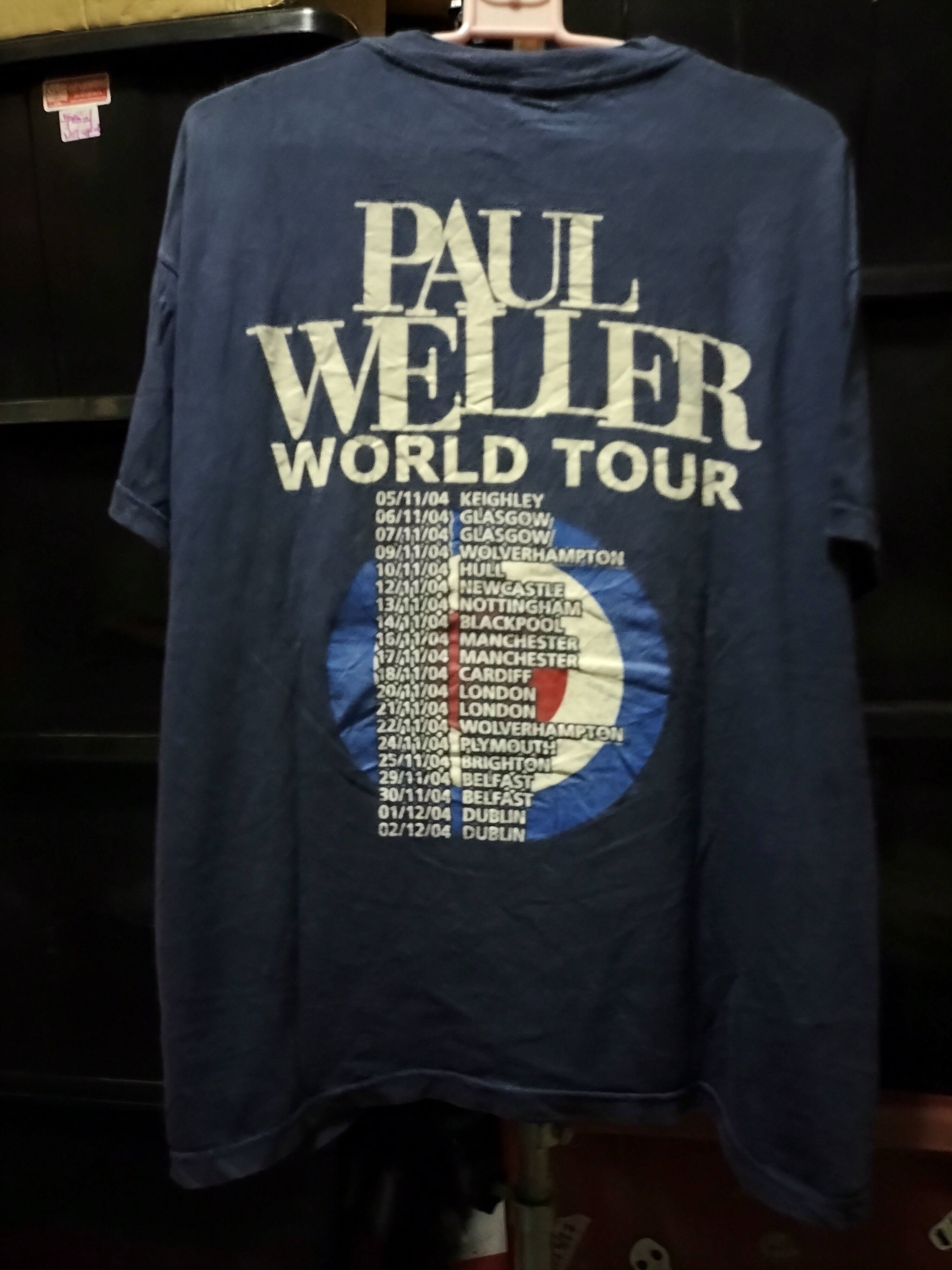 Band Tees Vintage Paul Weller concert Tour 2004 mods fashion oasis Size US XL / EU 56 / 4 - 2 Thumbnail