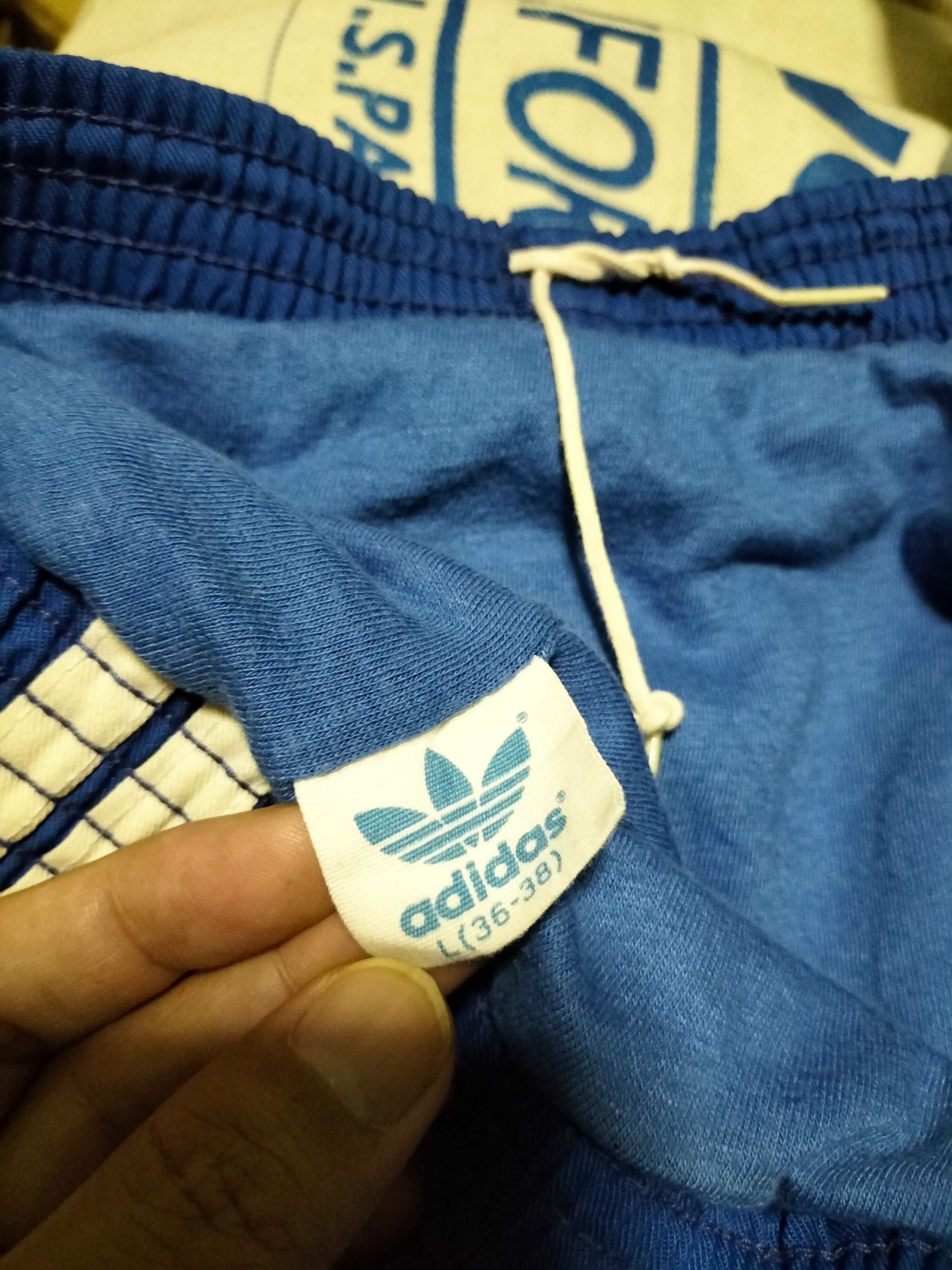Adidas 80s Adidas Short Pant khakis Canvas Sportswear Size US 35 - 10 Thumbnail