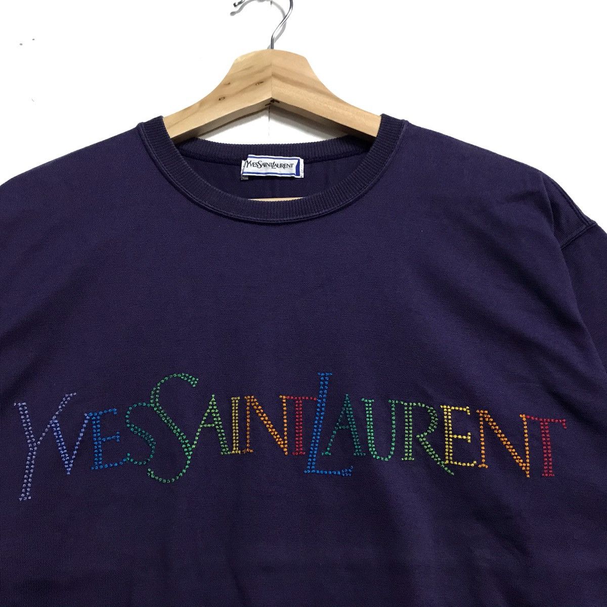Other Vintage Yves Saint Lauren Sweatshirt Ysl Sweater Streetwear Size US M / EU 48-50 / 2 - 2 Thumbnail