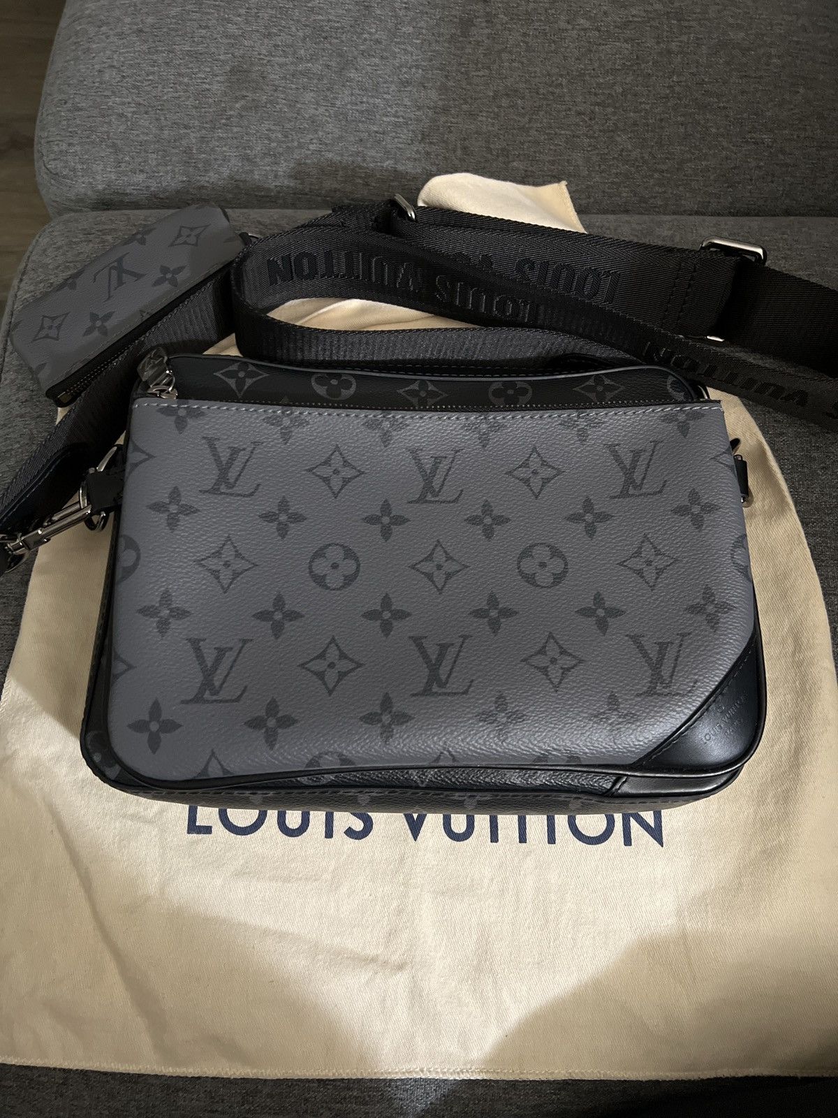 Louis Vuitton Trio Messenger bag grey, ➡️ PRICE 