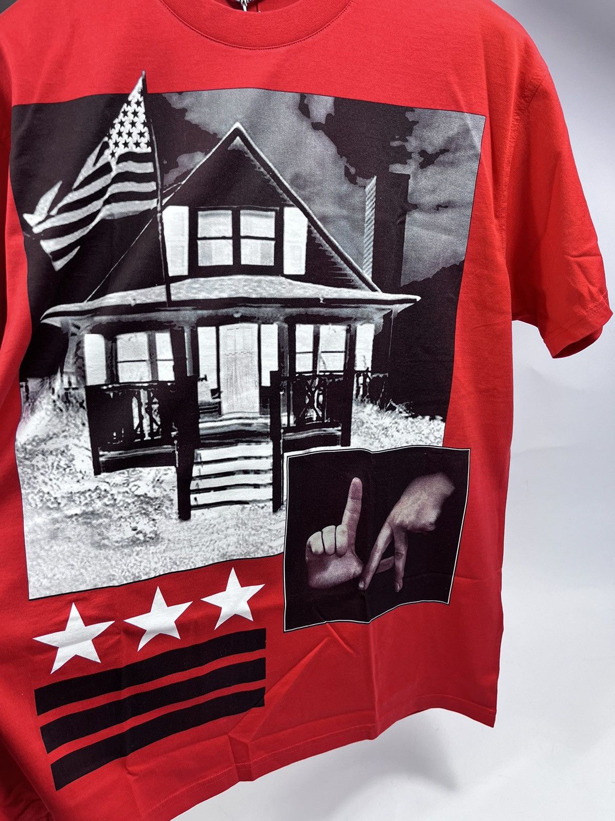 Givenchy BY RICCARDO TISCI OVERSIZED FIT LA T-SHIRT Size US XS / EU 42 / 0 - 2 Thumbnail