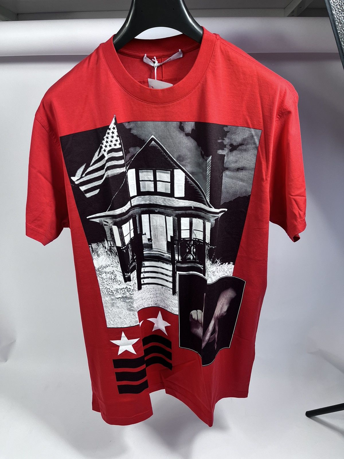 Givenchy BY RICCARDO TISCI OVERSIZED FIT LA T-SHIRT Size US XS / EU 42 / 0 - 1 Thumbnail