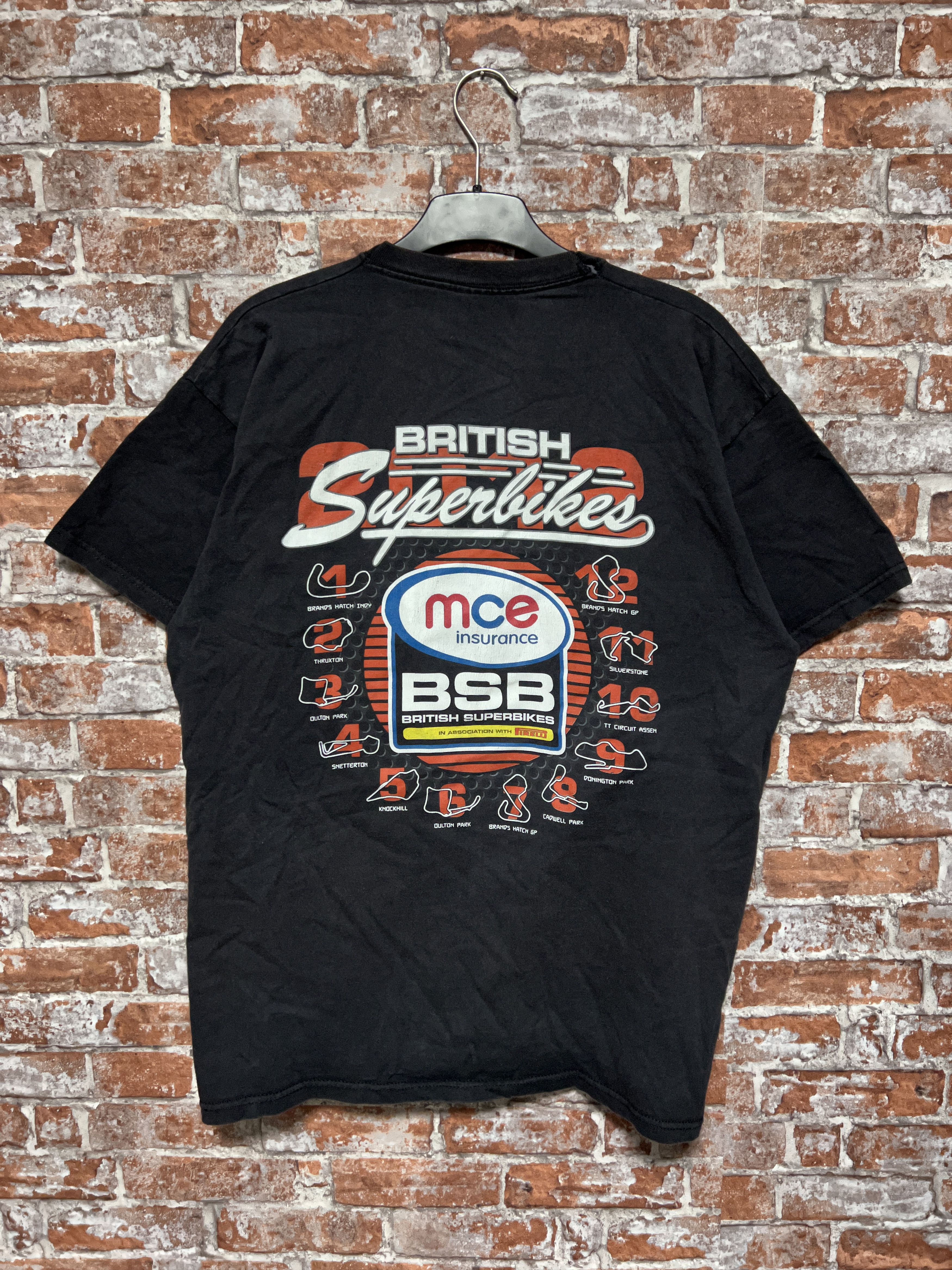 Vintage Vintage 2000s British Superbikes Racing T-shirt Size US XL / EU 56 / 4 - 2 Thumbnail