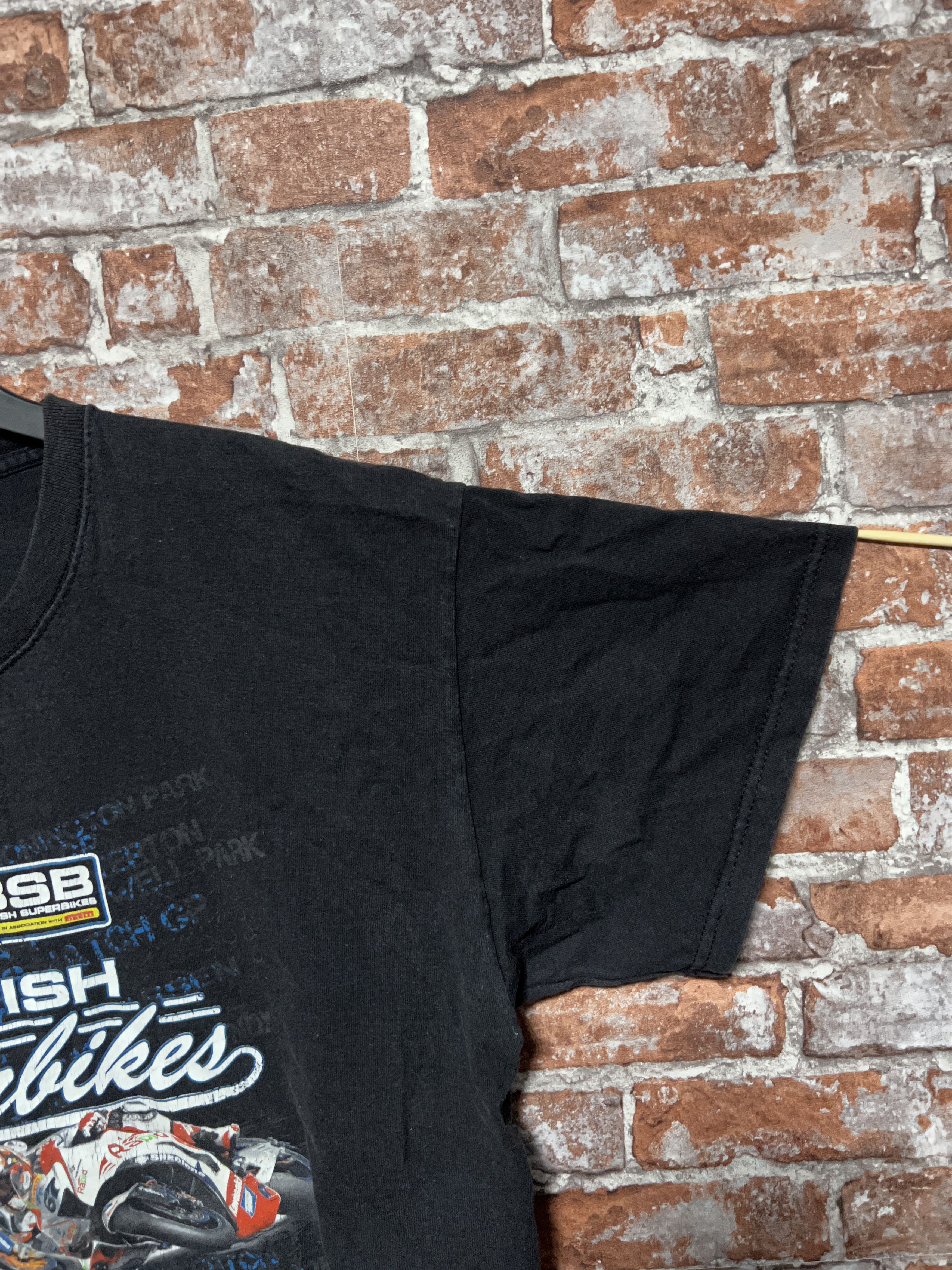 Vintage Vintage 2000s British Superbikes Racing T-shirt Size US XL / EU 56 / 4 - 7 Thumbnail
