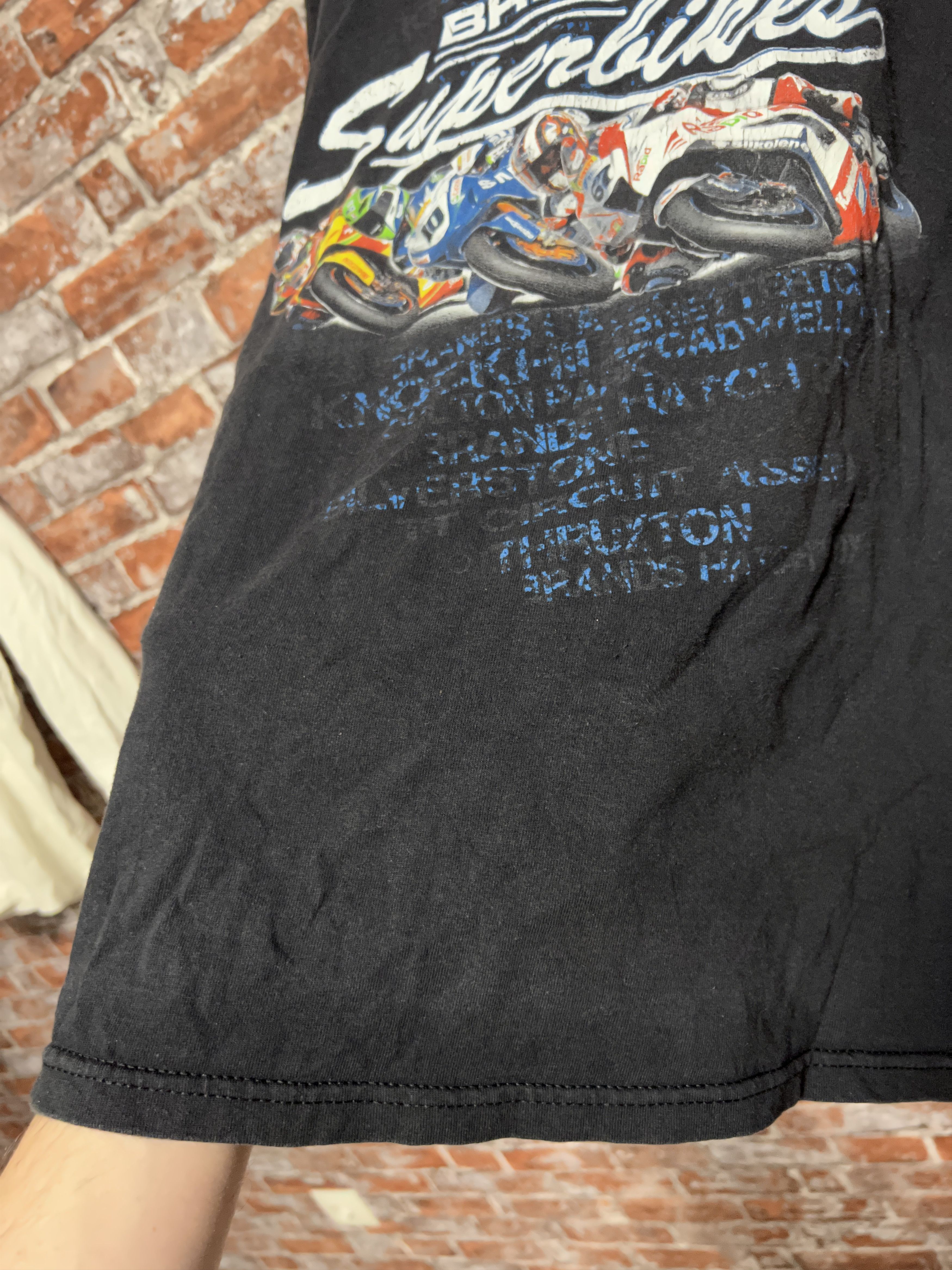 Vintage Vintage 2000s British Superbikes Racing T-shirt Size US XL / EU 56 / 4 - 11 Thumbnail