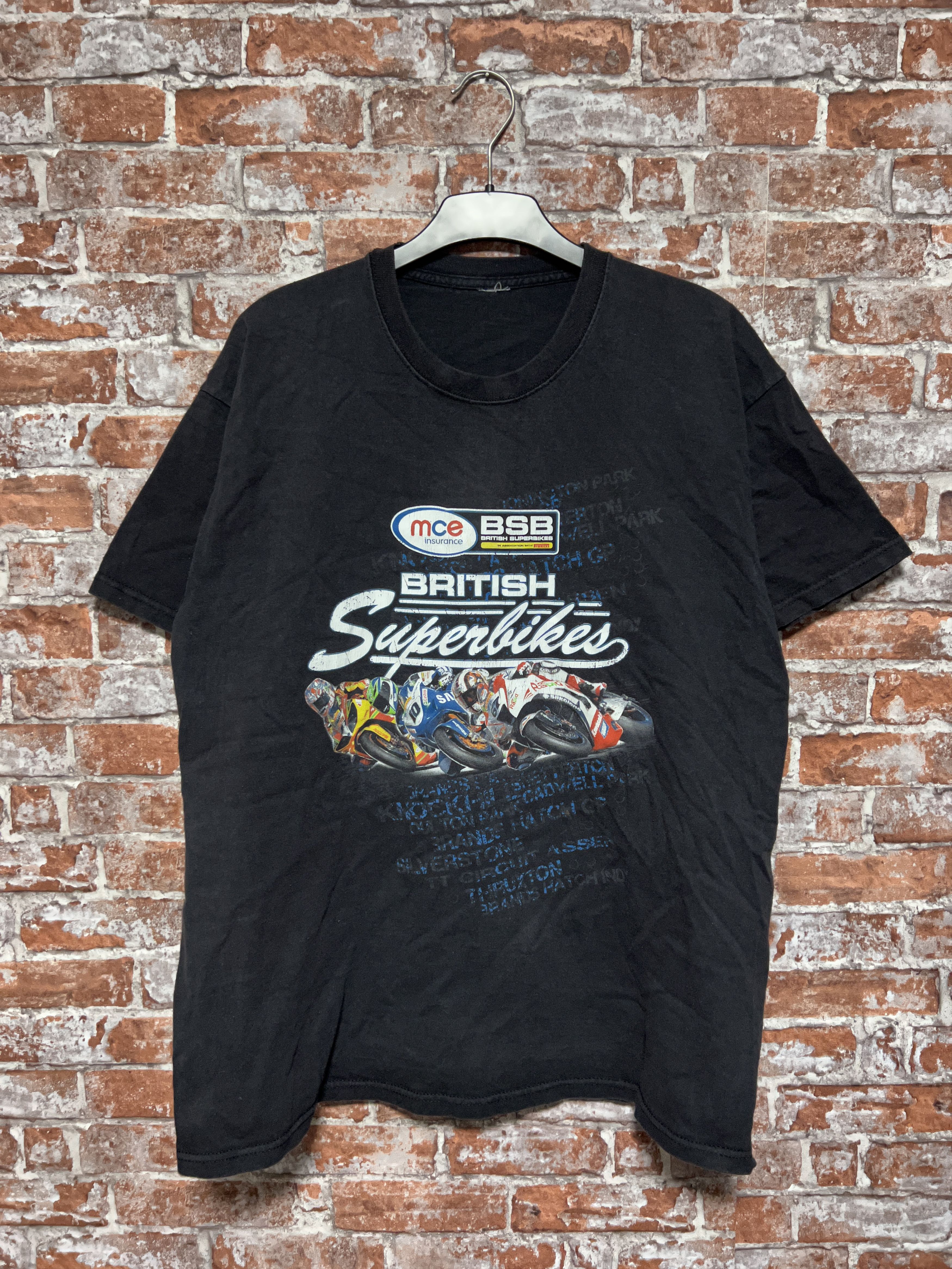 Vintage Vintage 2000s British Superbikes Racing T-shirt Size US XL / EU 56 / 4 - 1 Thumbnail