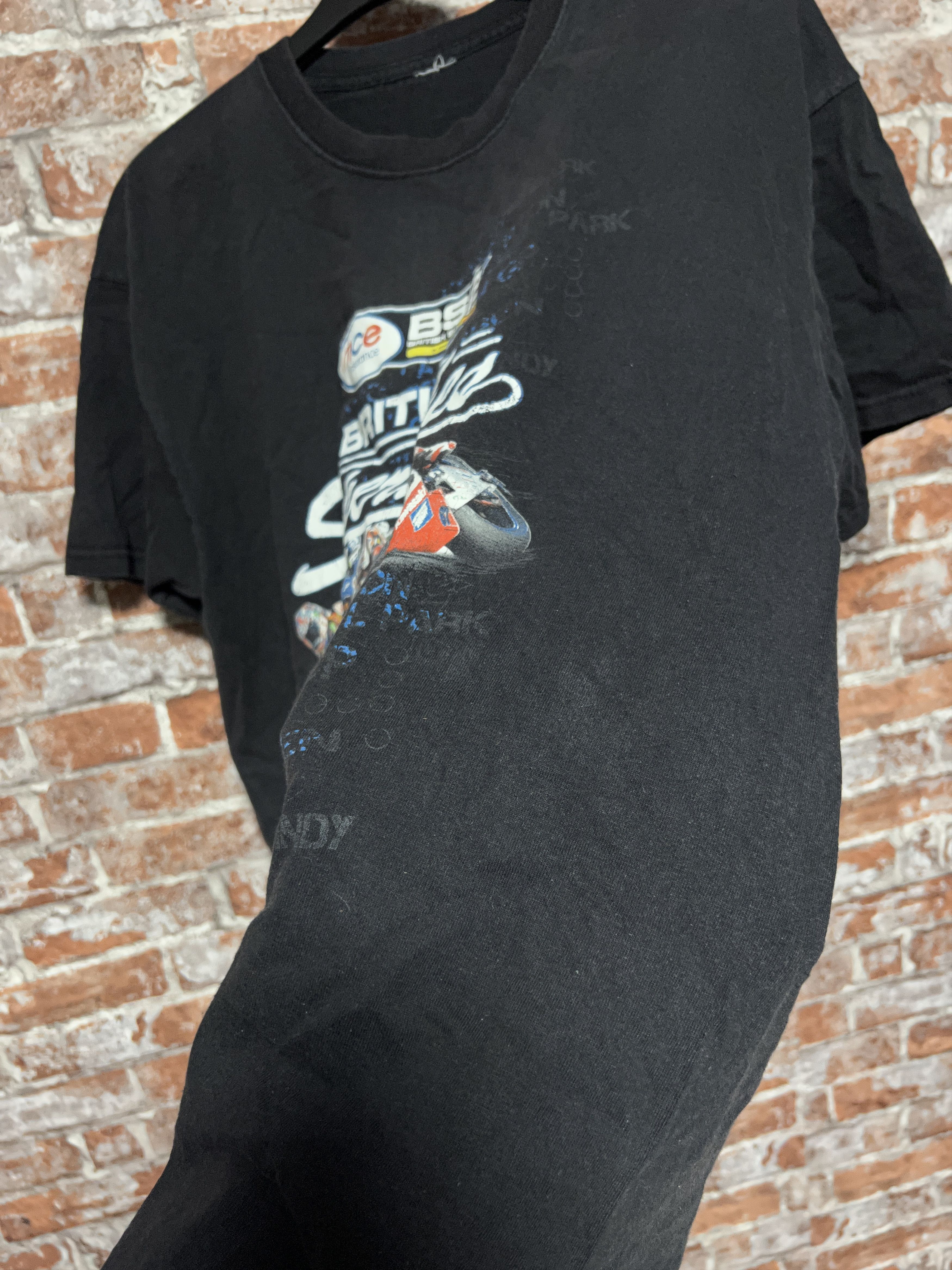 Vintage Vintage 2000s British Superbikes Racing T-shirt Size US XL / EU 56 / 4 - 14 Thumbnail
