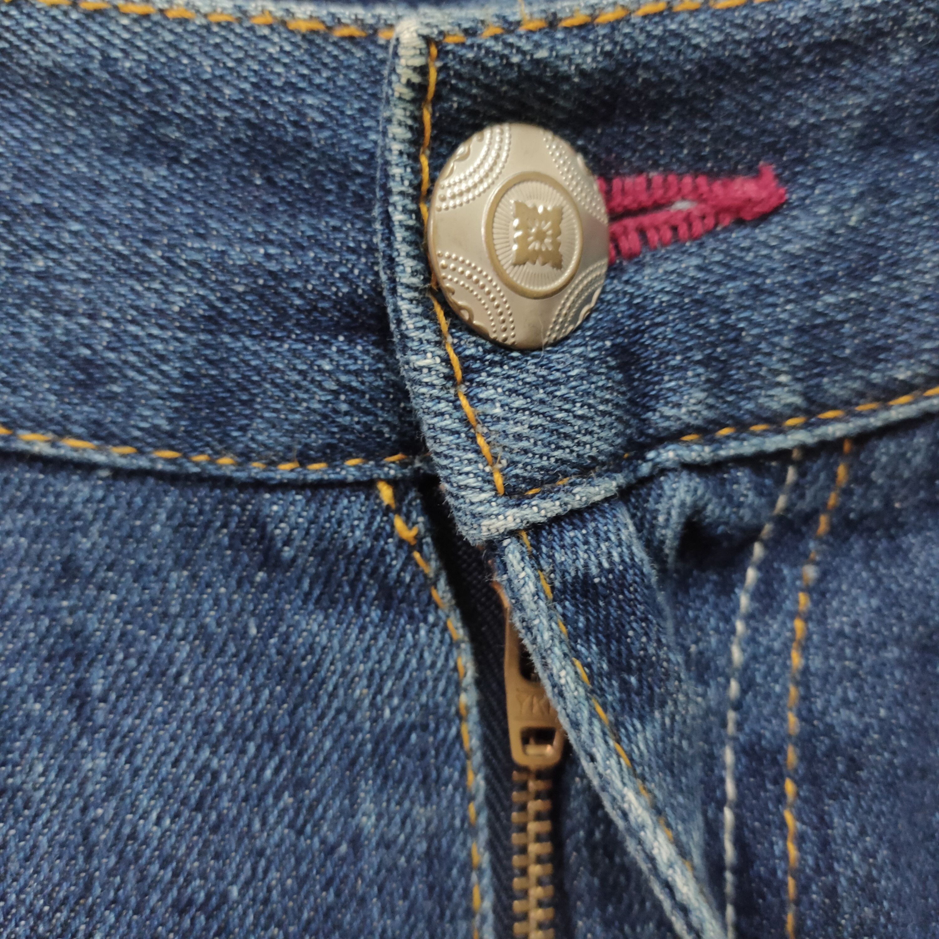 Japanese Brand japan traditional god embroidery denim pants Size US 34 / EU 50 - 7 Thumbnail