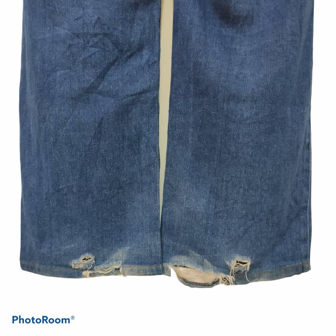 Japanese Brand japan traditional god embroidery denim pants Size US 34 / EU 50 - 6 Thumbnail