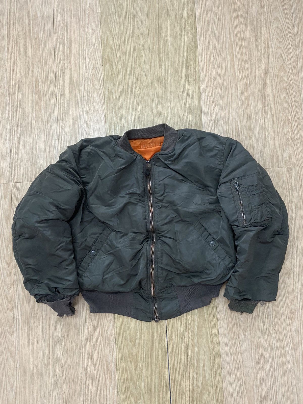 Alpha Industries × Vintage Vintage 70's Alpha Industries MA-1