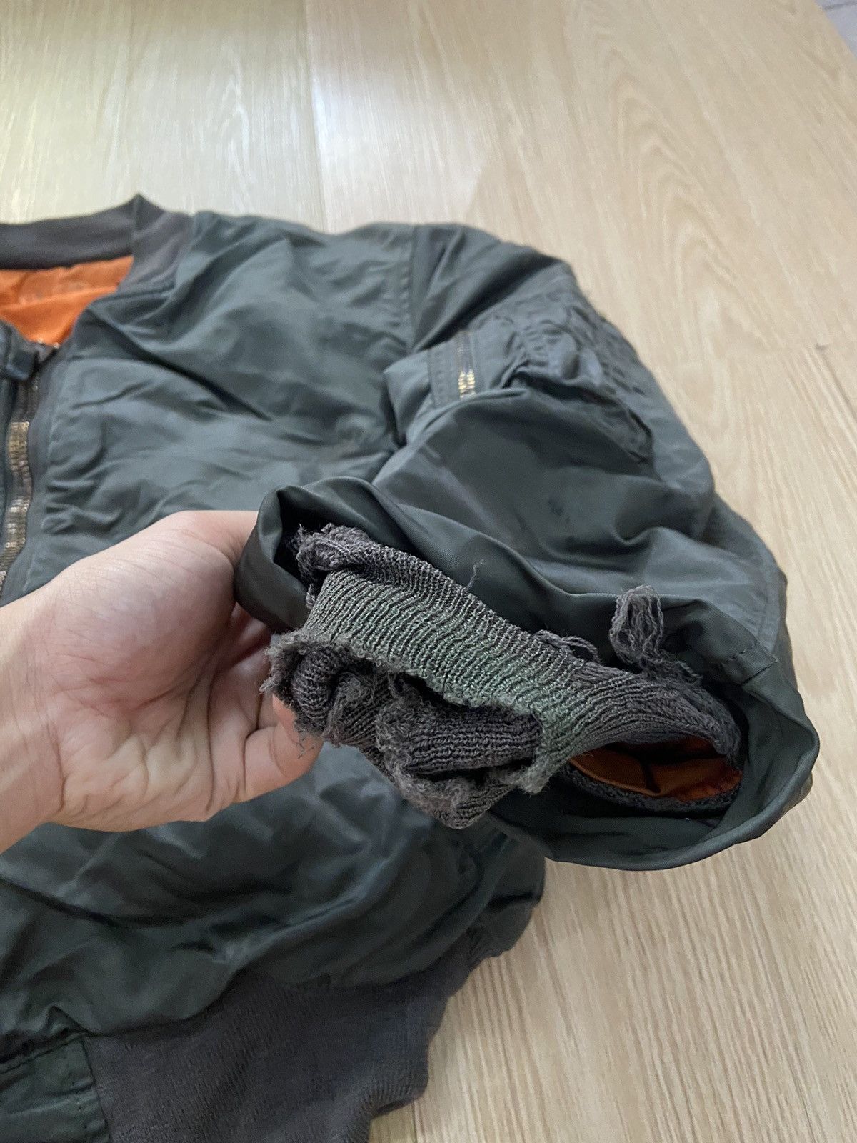 Alpha Industries × Vintage Vintage 70’s Alpha Industries MA-1 Scovill Zipper Jacket Size US M / EU 48-50 / 2 - 4 Thumbnail