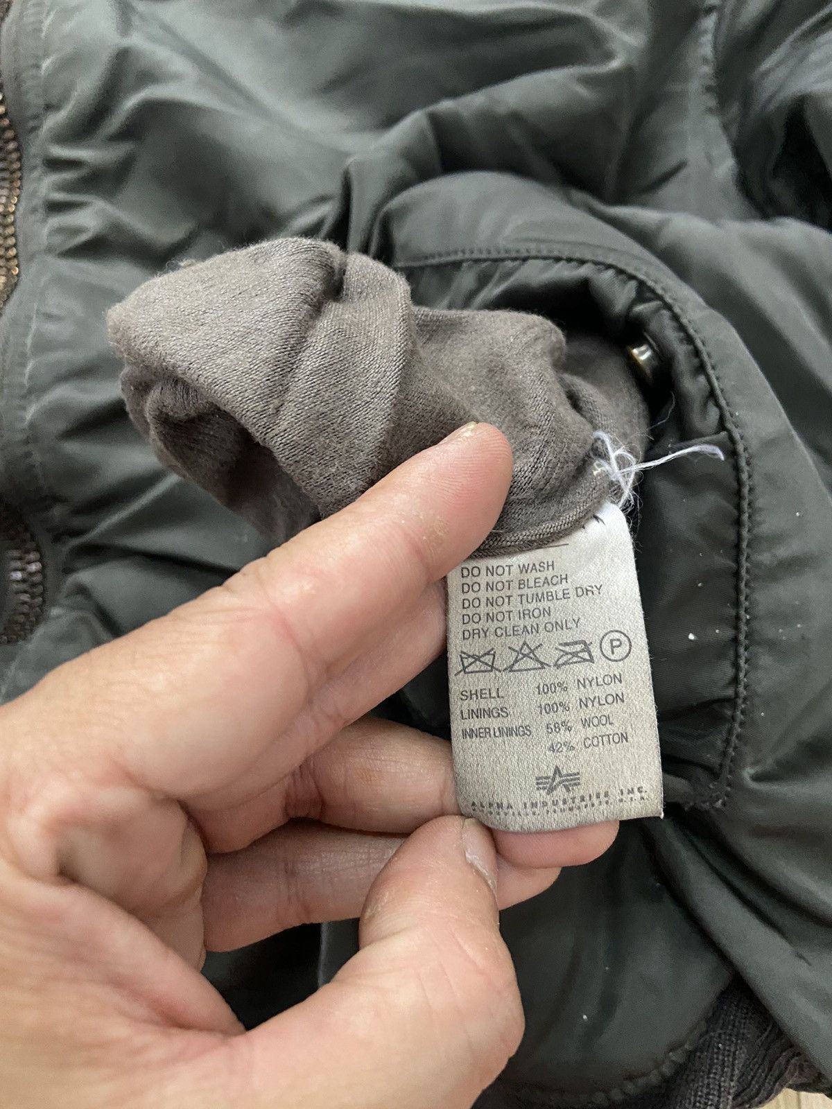 Alpha Industries × Vintage Vintage 70’s Alpha Industries MA-1 Scovill Zipper Jacket Size US M / EU 48-50 / 2 - 8 Thumbnail