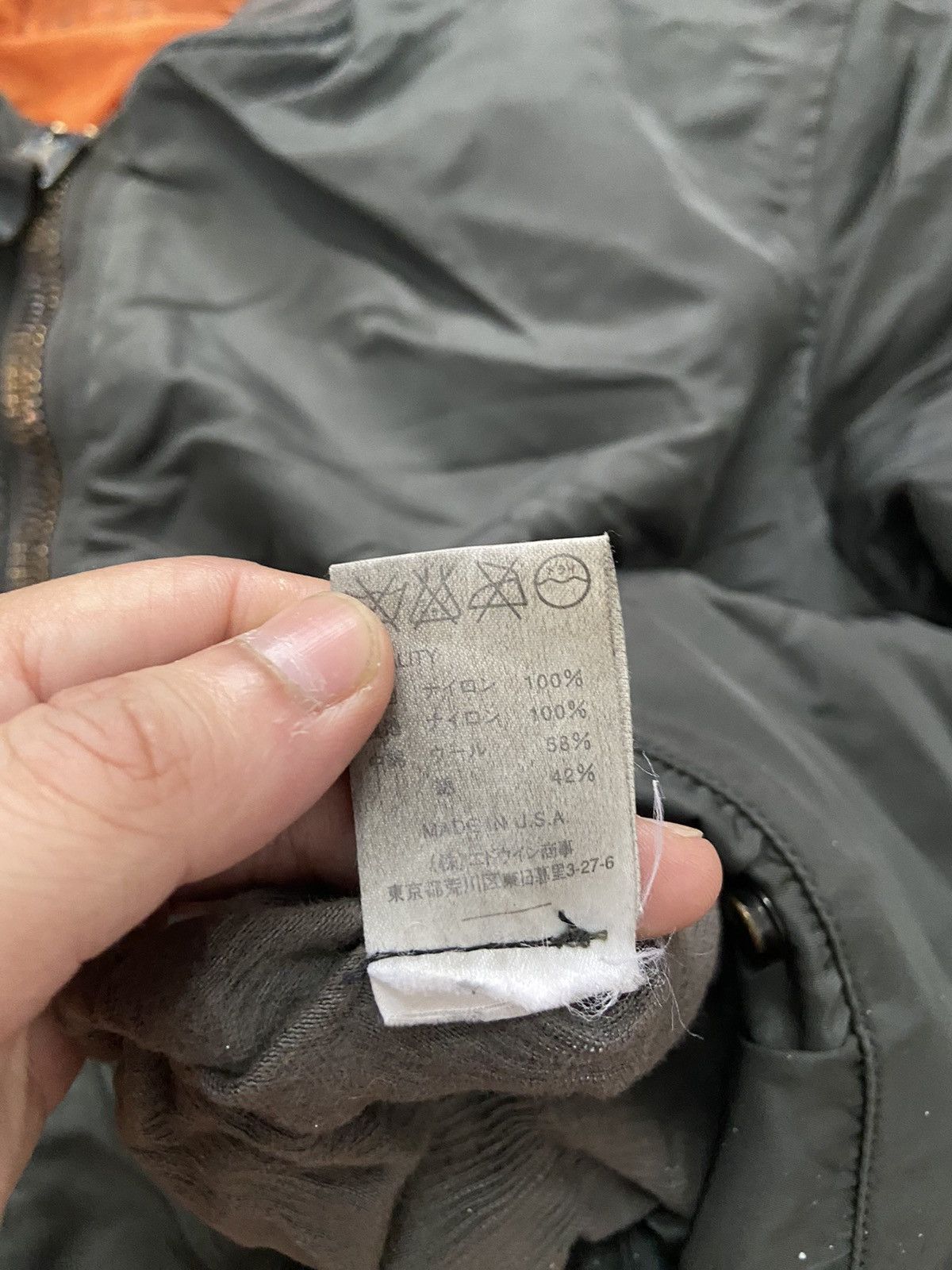 Alpha Industries × Vintage Vintage 70's Alpha Industries MA-1