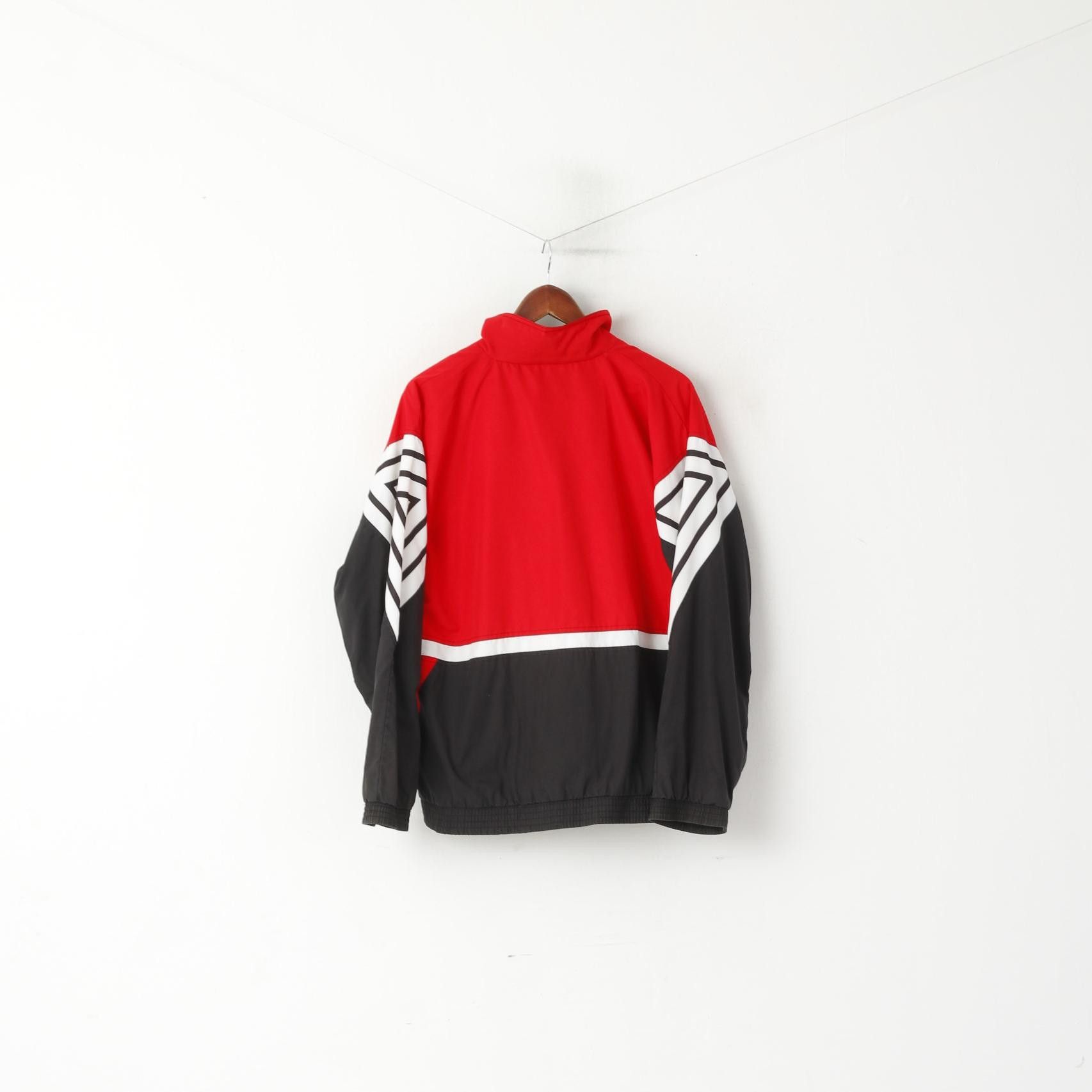 Erima × Vintage Erima Men 40/42 M Jacket Red Black Vintage Top 2117 Size US M / EU 48-50 / 2 - 8 Thumbnail
