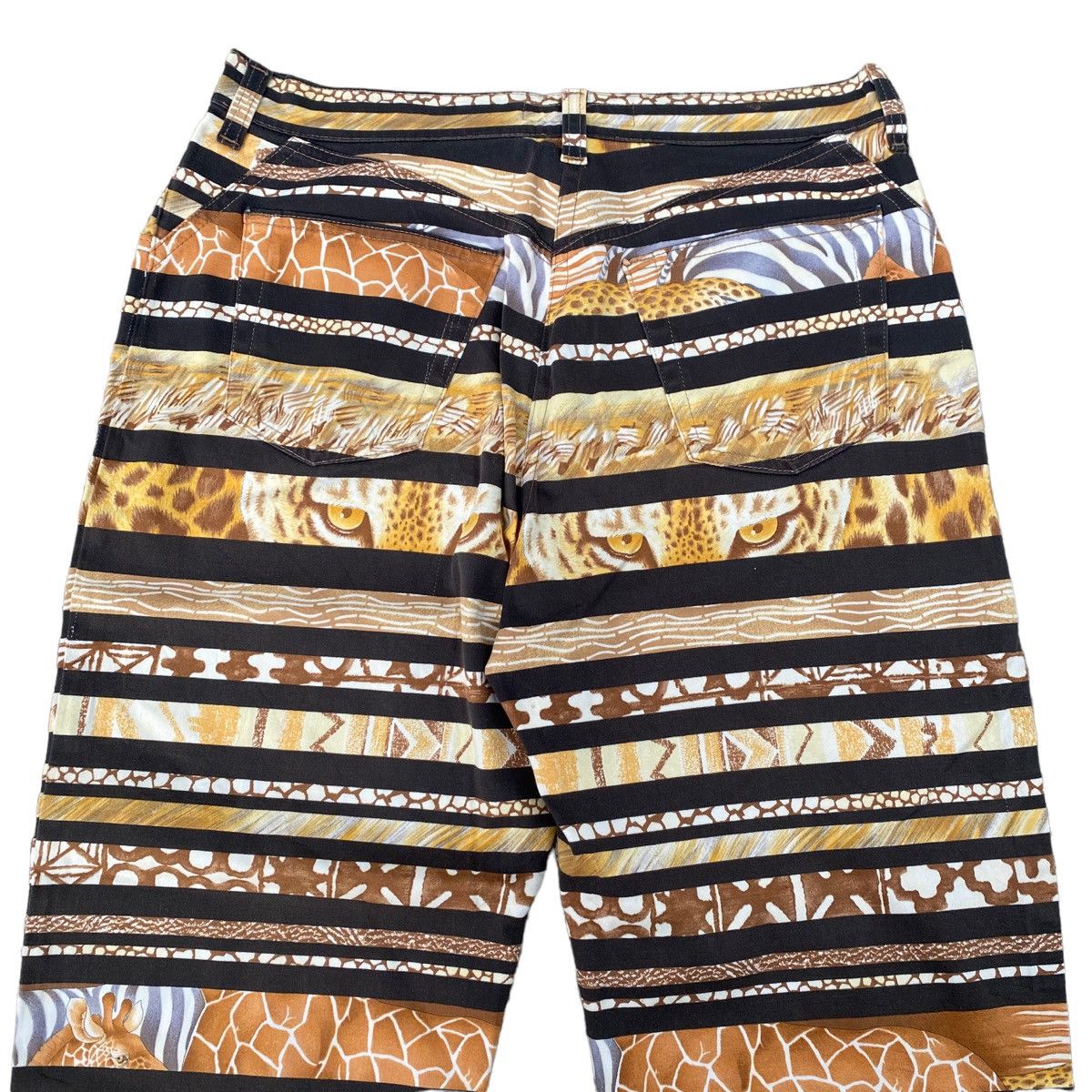 Salvatore Ferragamo Vintage Salvatore Ferragamo Animal Print Pants Size 29" - 5 Thumbnail