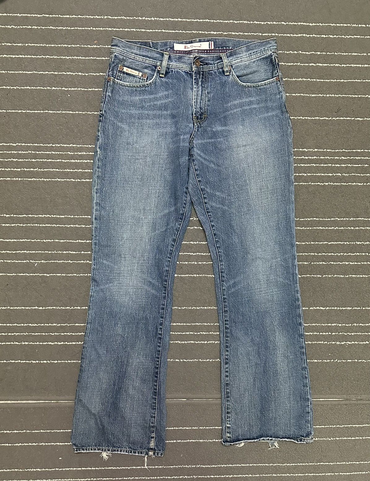 Ben Davis × Vintage RARE Ben Davis gorilla cut denim W39