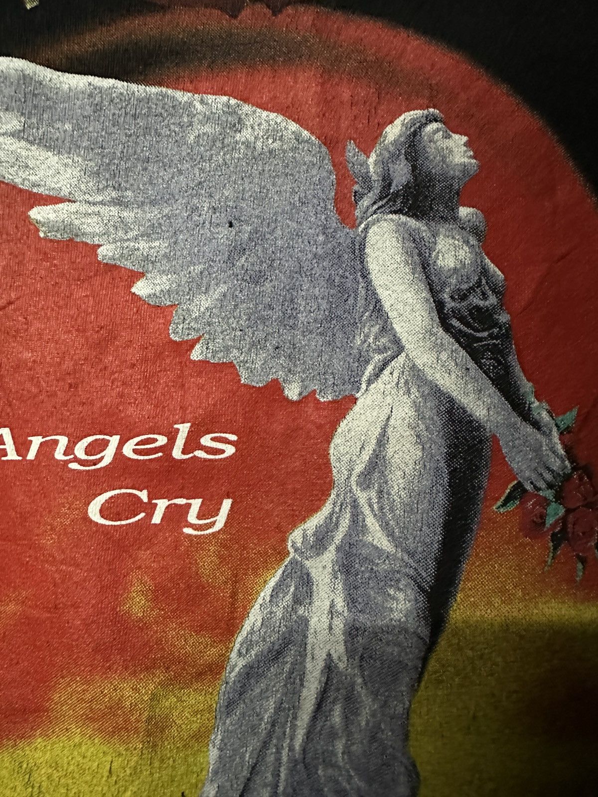 Band Tees × Vintage Vintage 90s Angra Angels Cry Heavy Metal Band Faded Tee Size US L / EU 52-54 / 3 - 5 Thumbnail
