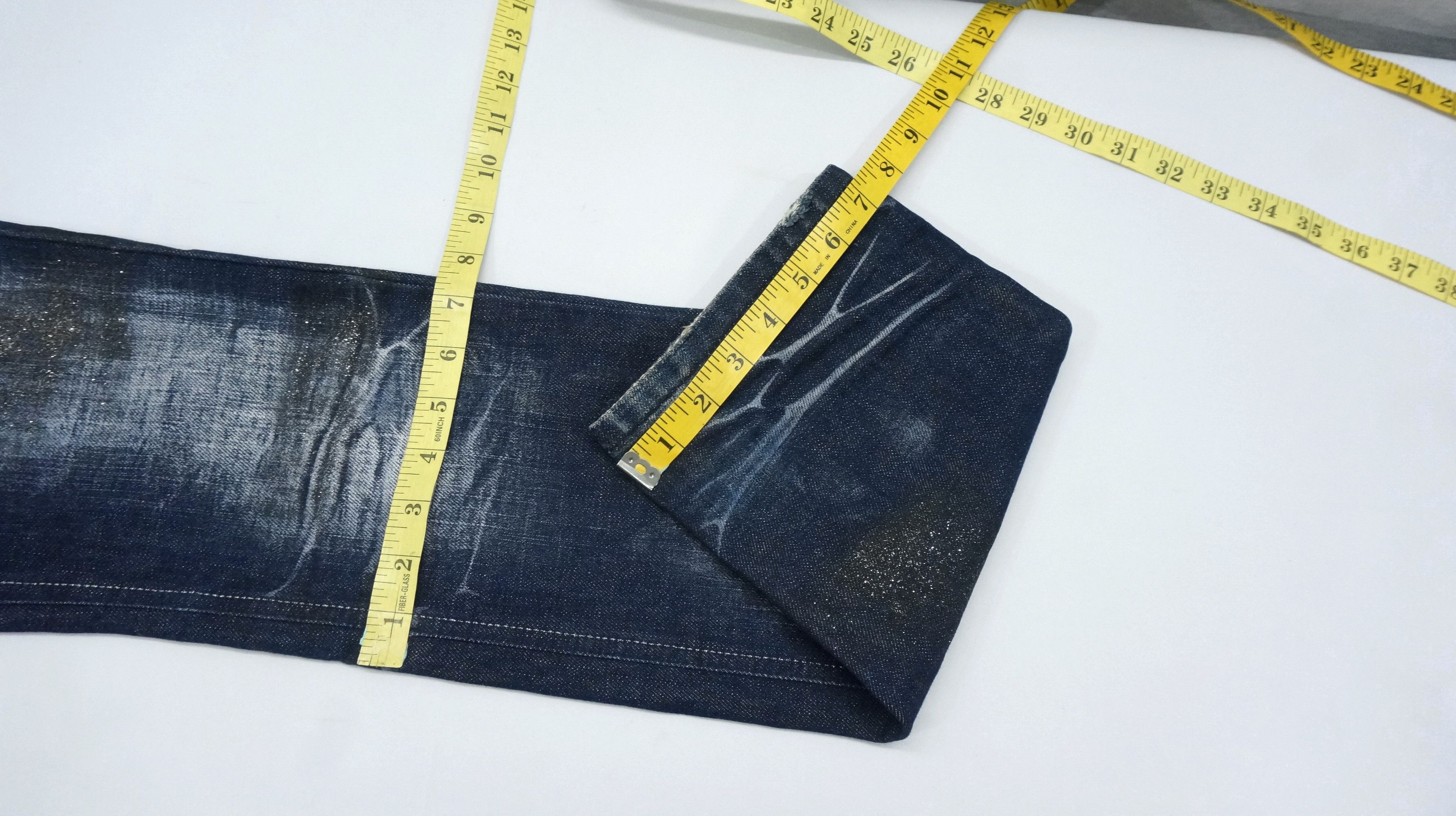 Japanese Brand Rare 🔥 LAGUST Punk Paint Distressed Acid Wash Jeans Size US 29 - 15 Thumbnail