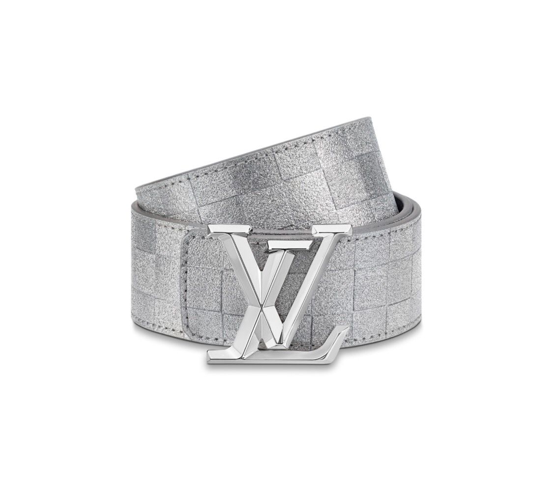 Louis Vuitton Louis Vuitton Glitter Silver Damier LV Pyramide 40mm
