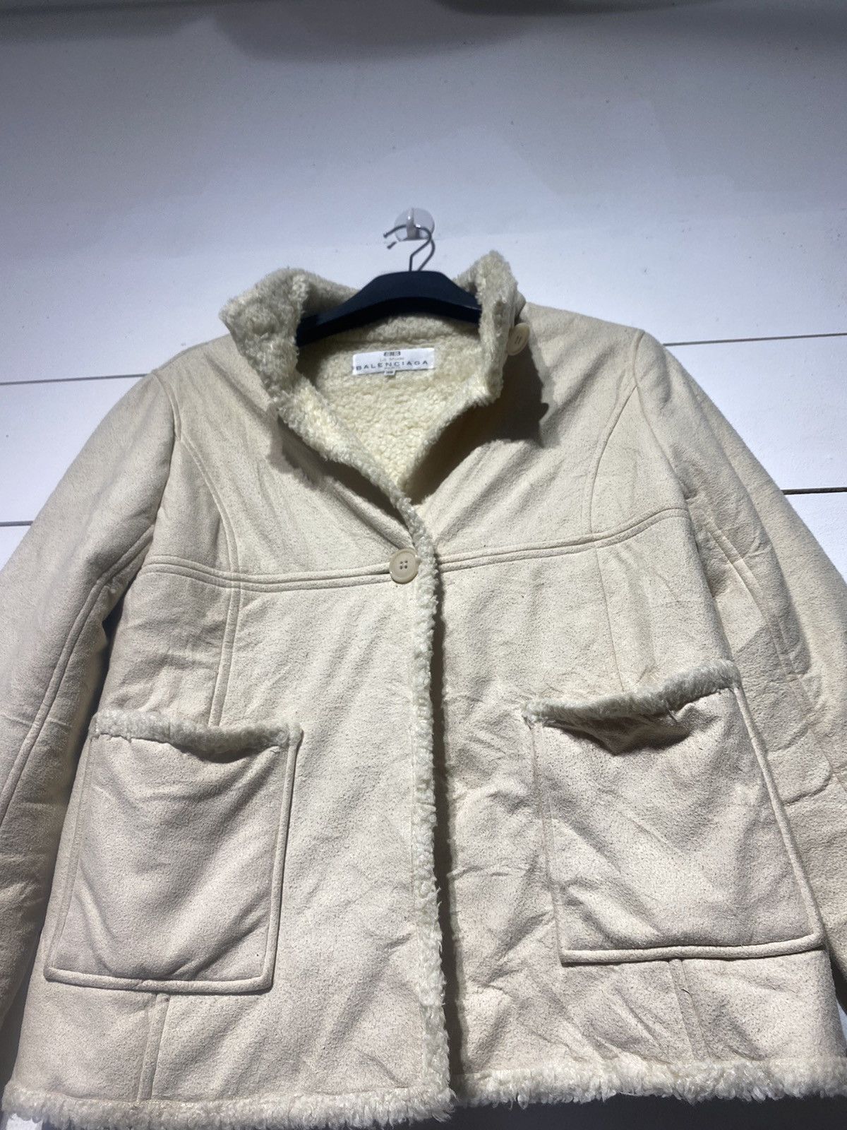 Vintage VINTAGE BALACIAGA FLEECE JECKET Size S / US 4 / IT 40 - 12 Thumbnail