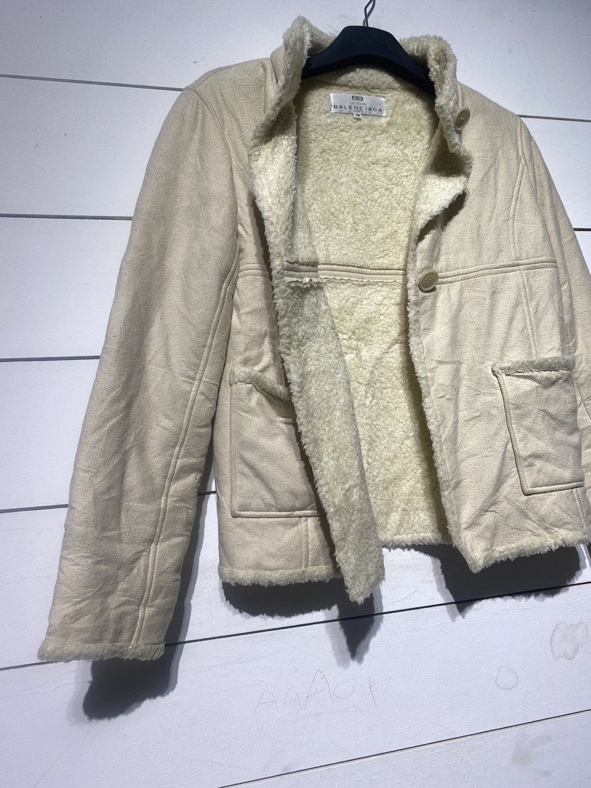 Vintage VINTAGE BALACIAGA FLEECE JECKET Size S / US 4 / IT 40 - 10 Thumbnail